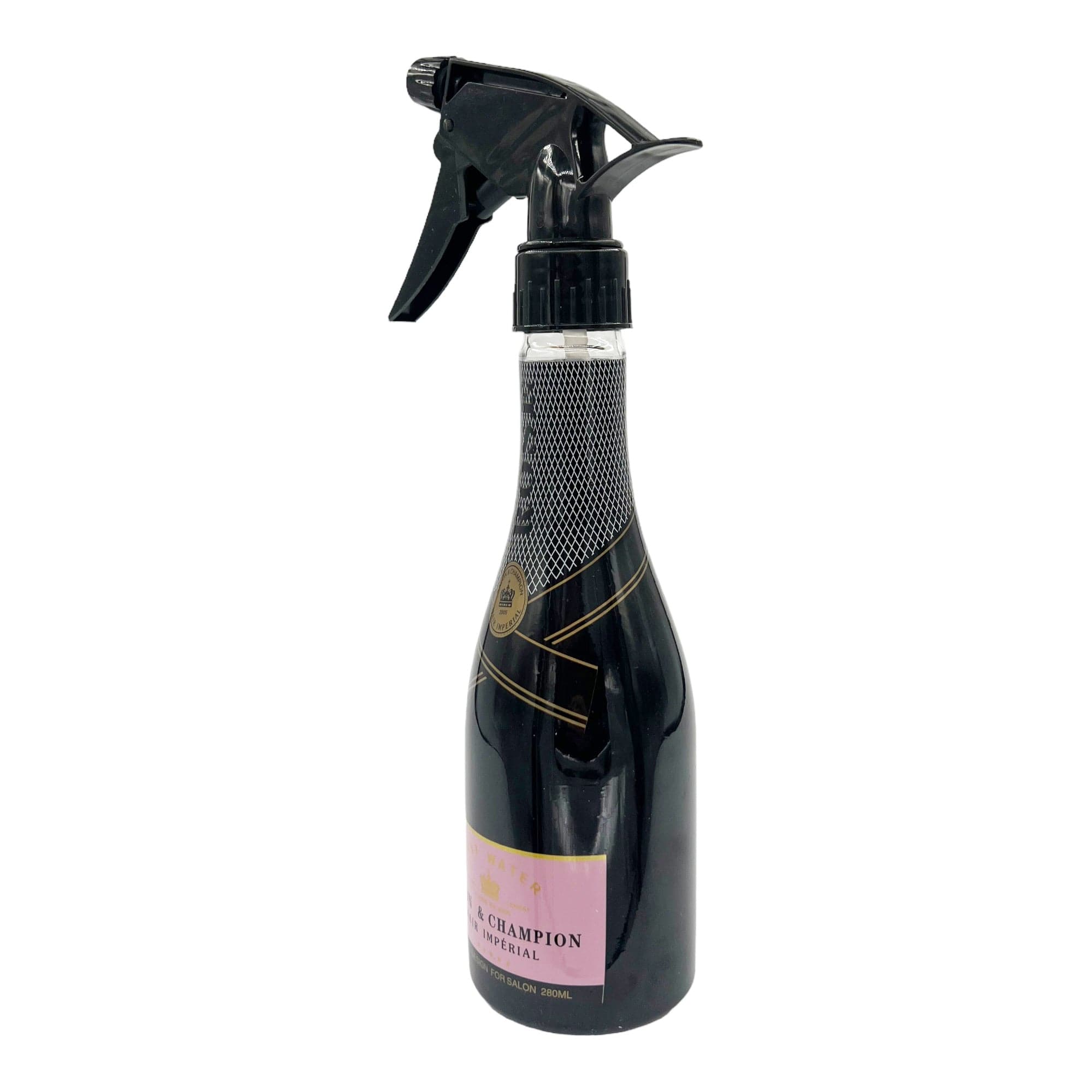Eson - Water Spray Bottle 280ml Extreme Mist Sprayer Champagne Style (Black)