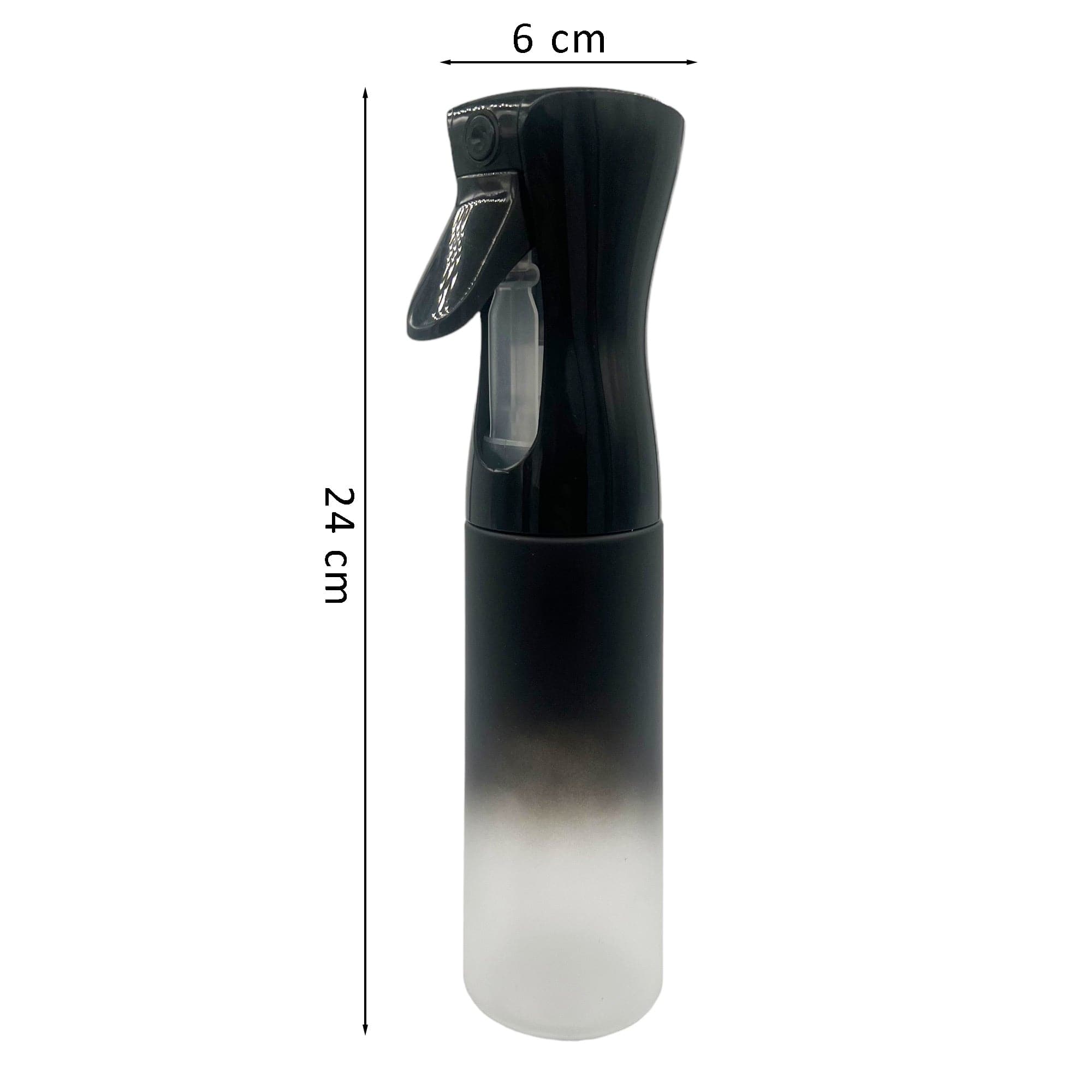 Eson - Water Spray Bottle 300ml Empty Refillable Continuous Water (Gradient Black) - Eson Direct