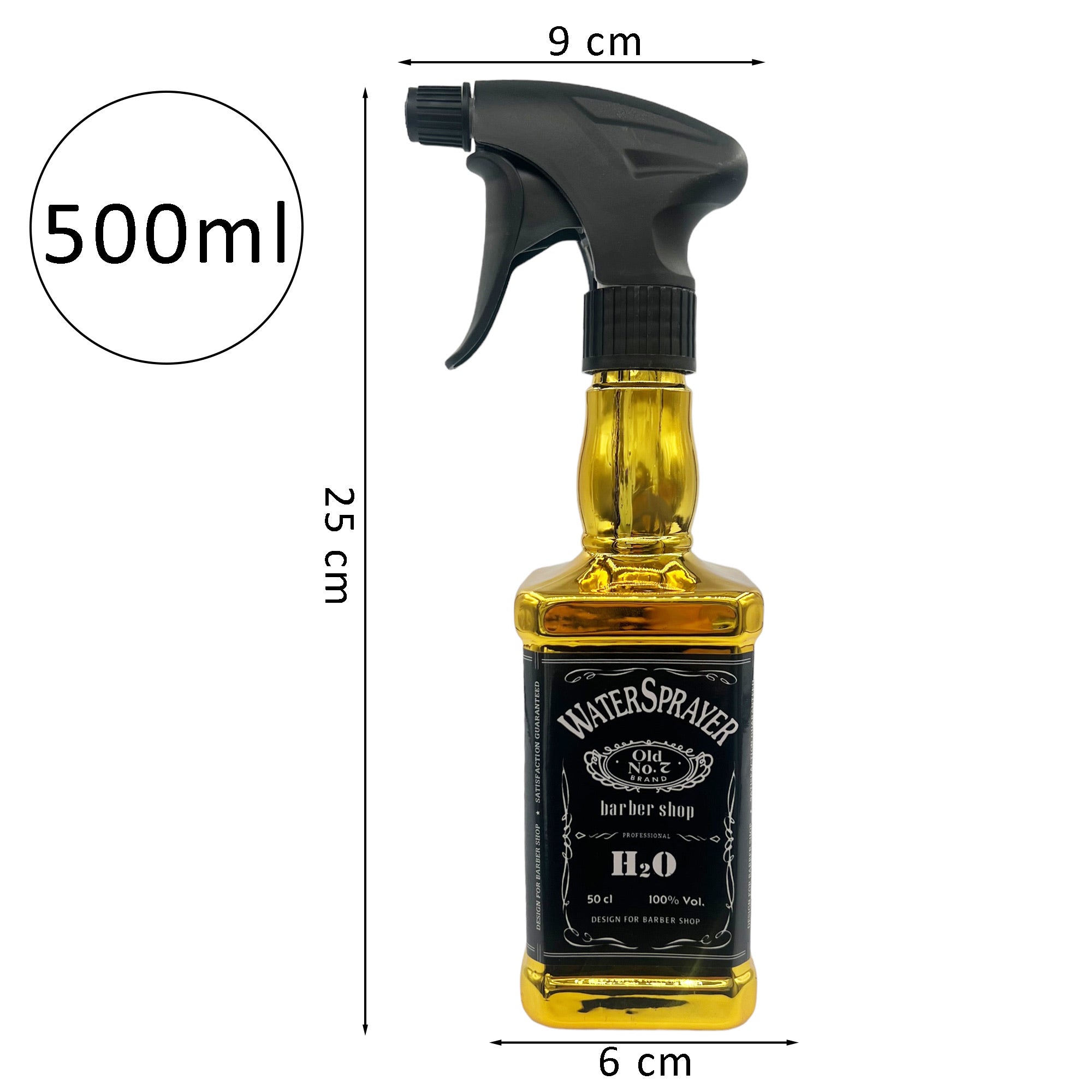 Eson - Water Spray Bottle Whisky Style Ultra Fine Mist Sprayer 500ml