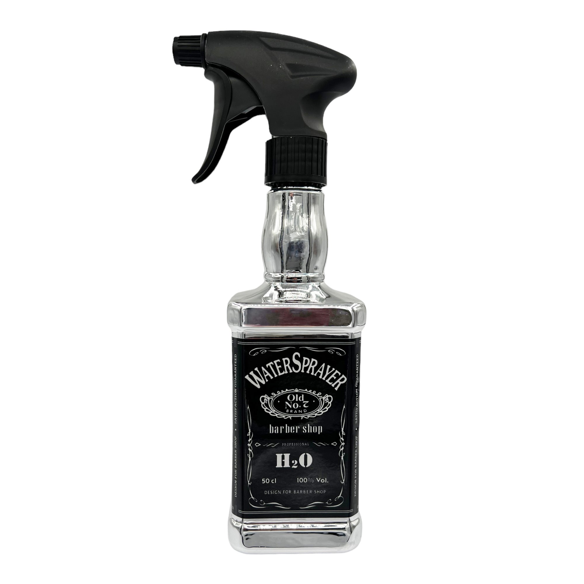 Eson - Hair Water Spray Bottle 500ml Empty Refillable Ultra Fine Mist Sprayer (Silver)