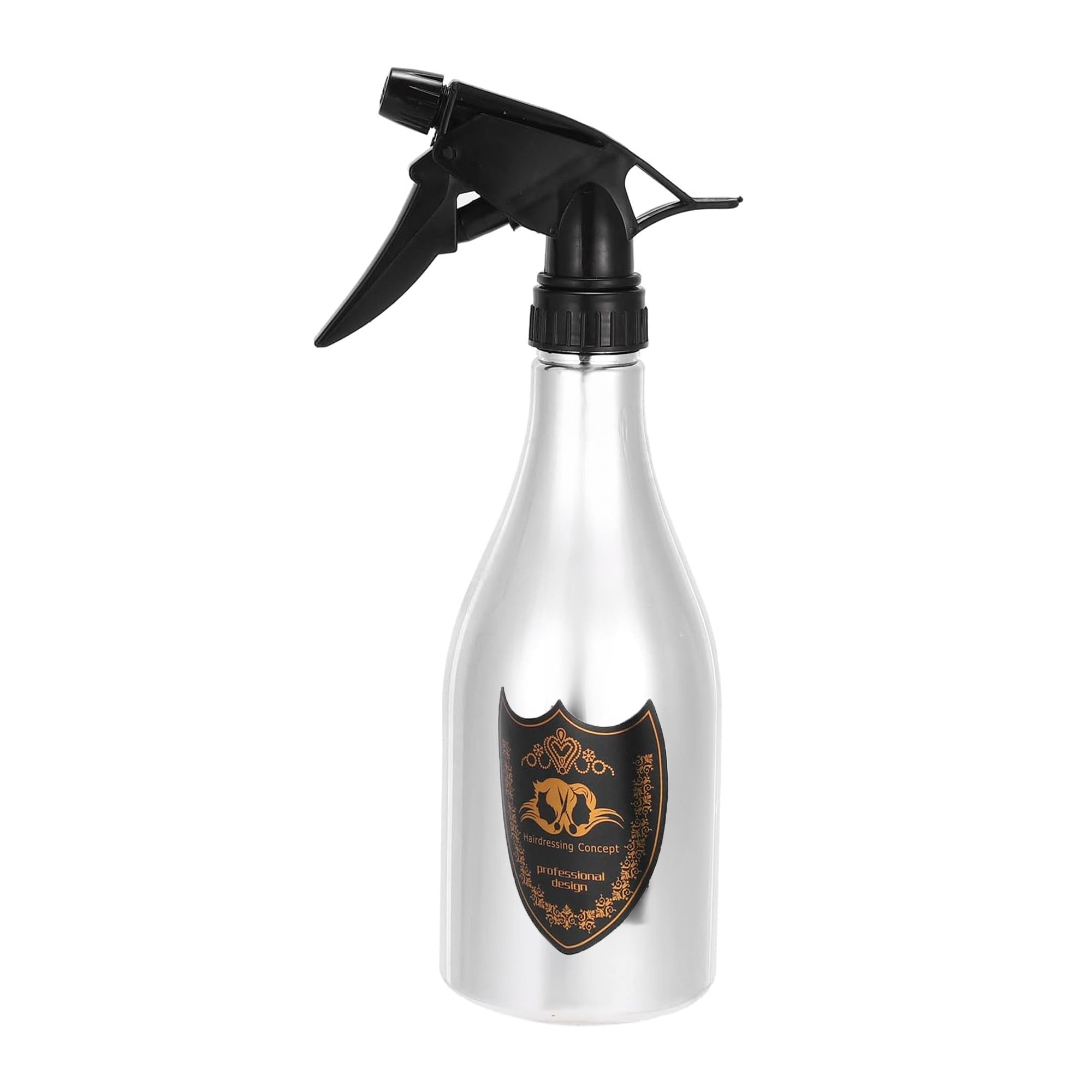 Eson - Water Spray Bottle 500ml Extreme Mist Sprayer Champagne Style (Silver)