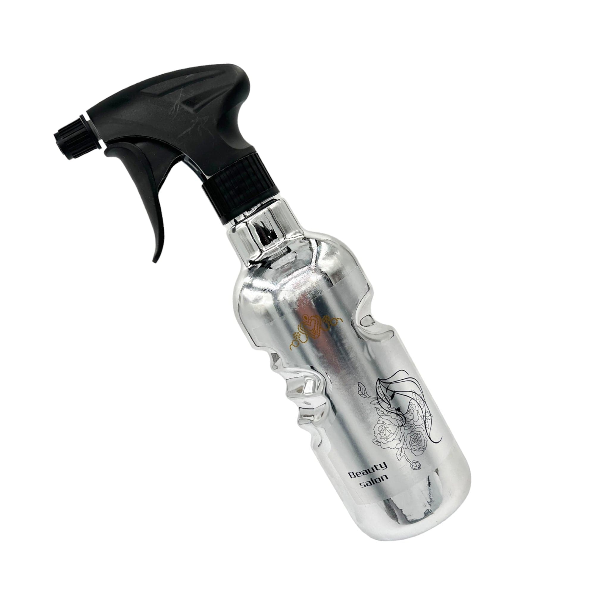 Eson - Water Spray Bottle 500ml Mist Sprayer Ergonomic Hand Grip (Silver)