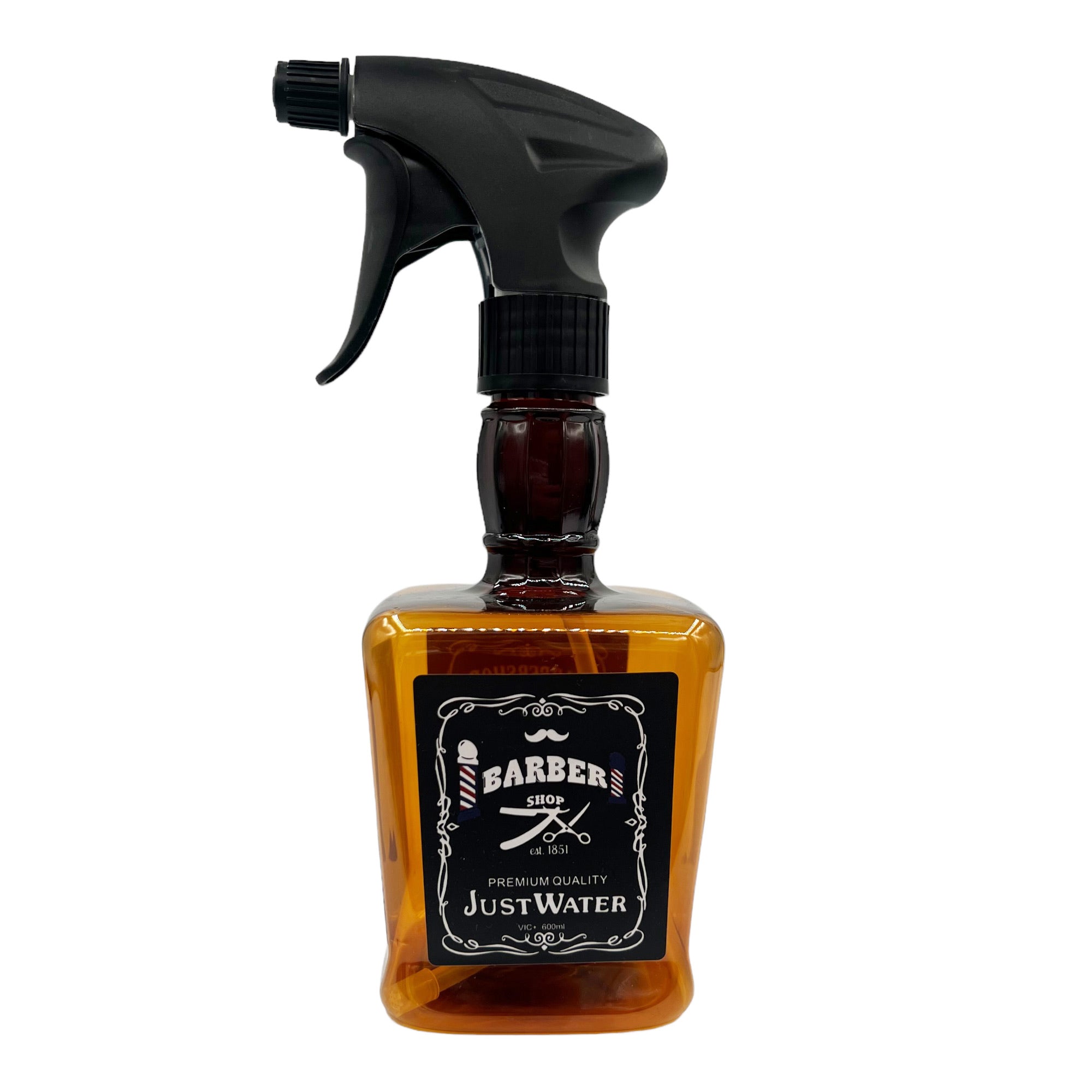 Eson - Hair Water Spray Bottle 600ml Empty Refillable Ultra Fine Mist Sprayer (Amber)