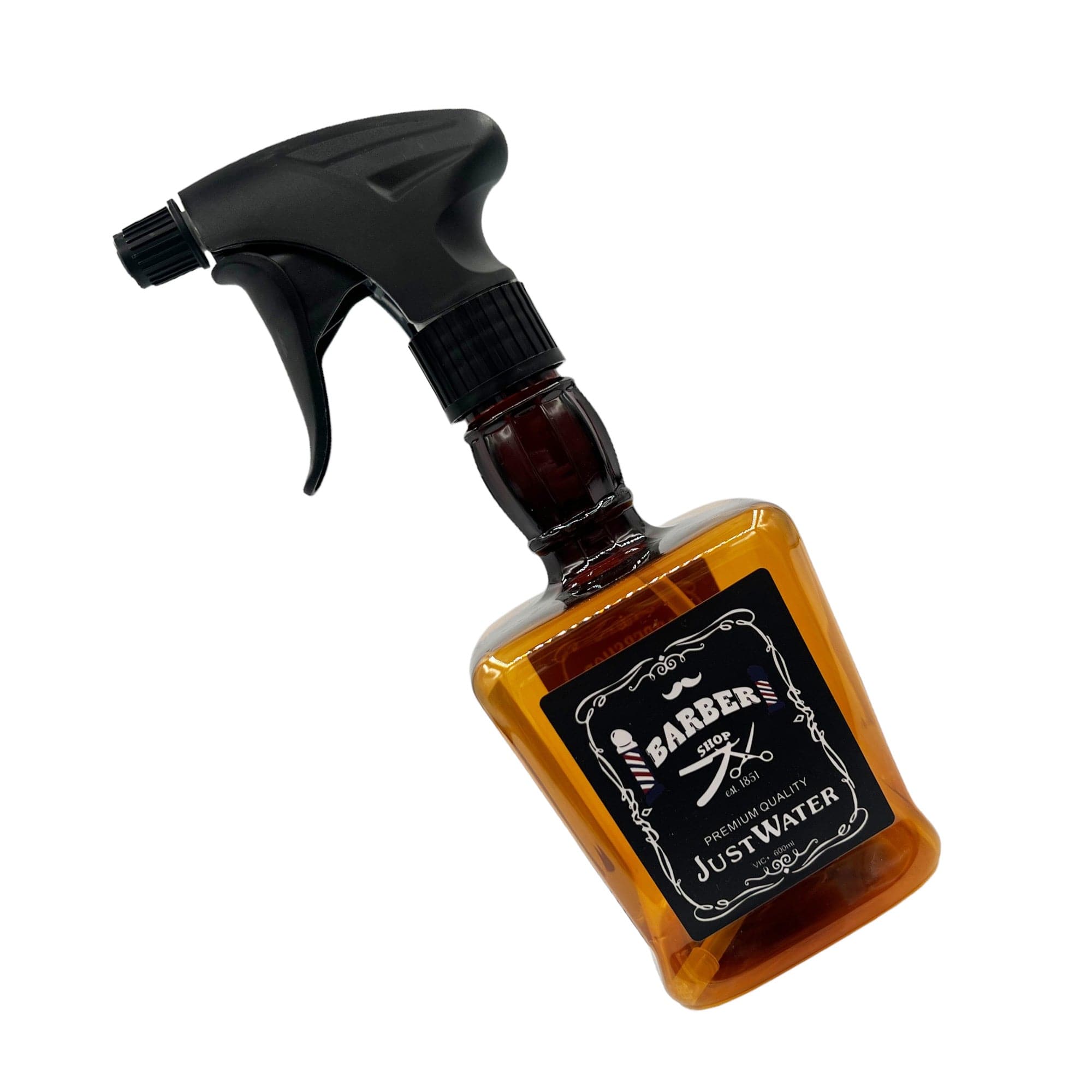 Eson - Hair Water Spray Bottle 600ml Empty Refillable Ultra Fine Mist Sprayer (Amber)