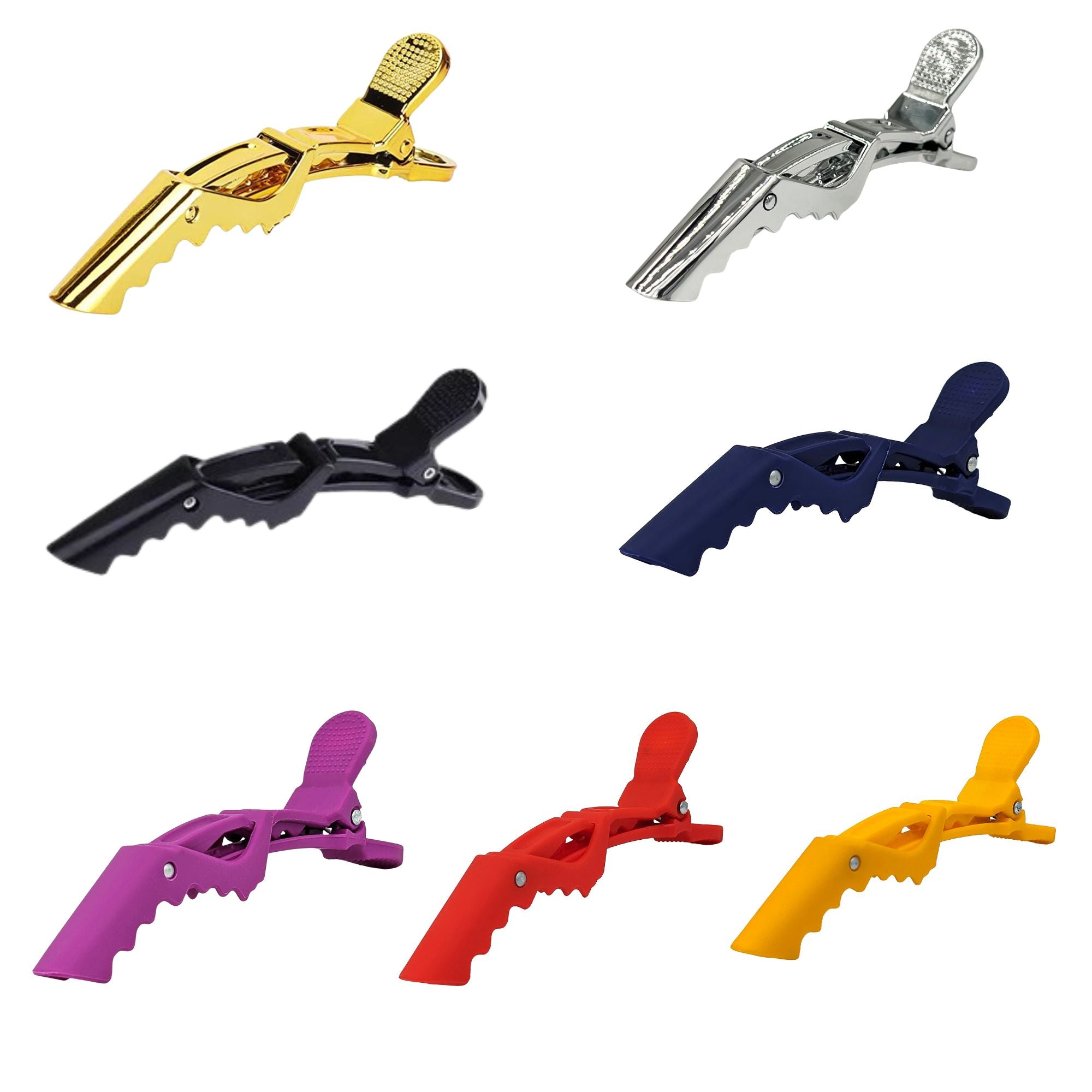 Eson - Crocodile Hair Clip 6pcs