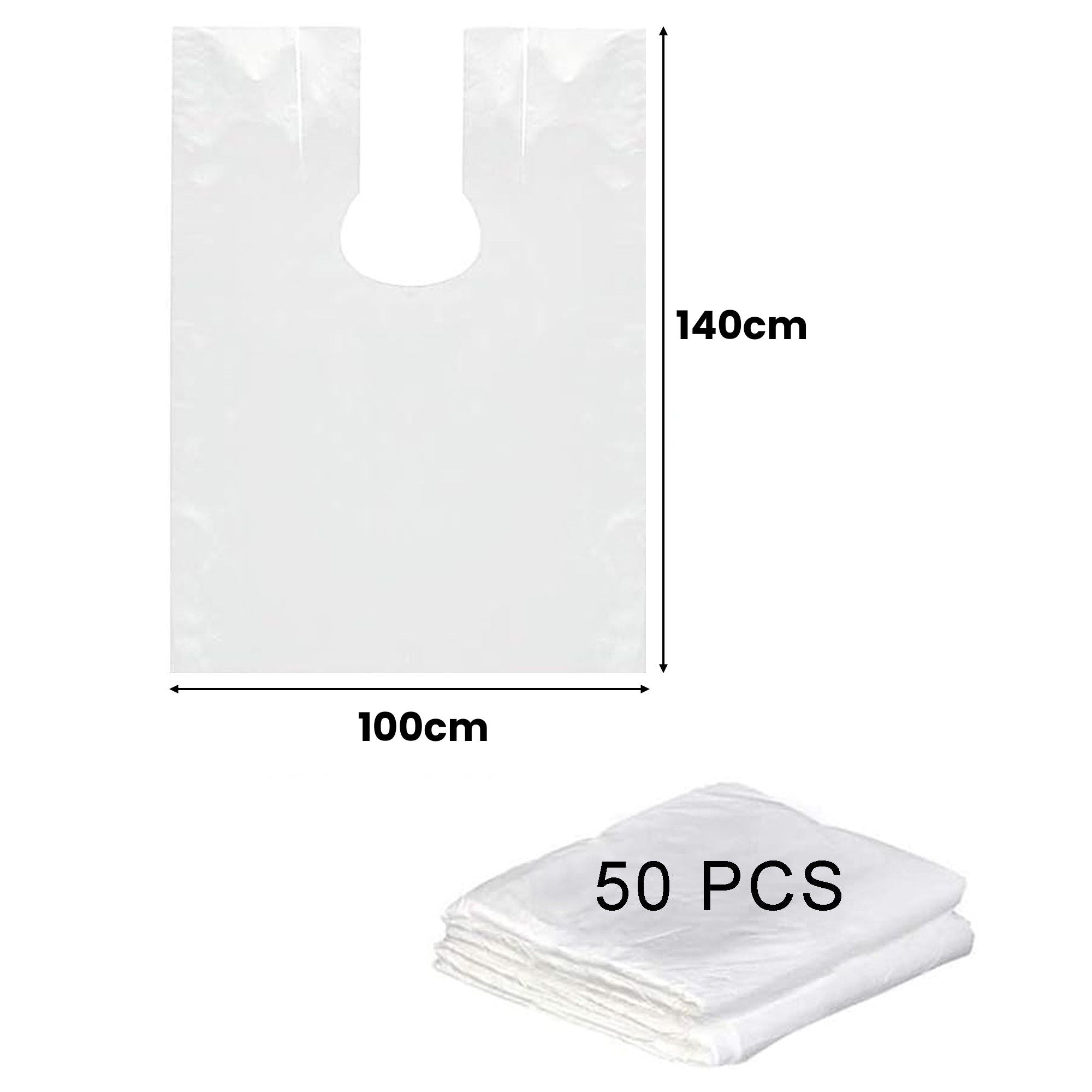 Eson - Disposable Hairdressing Capes Gown 50pcs (100x140cm)