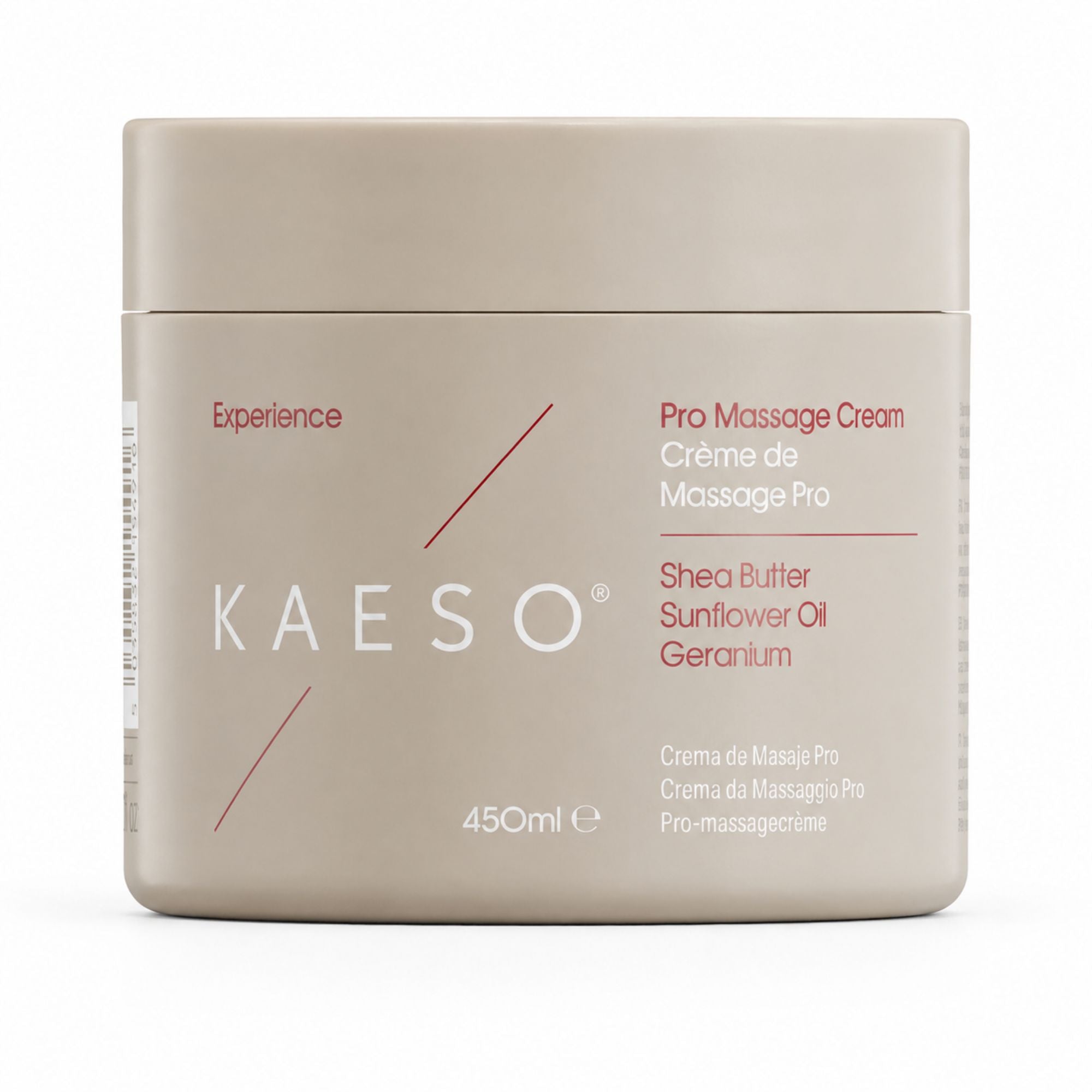Kaeso - Experience Pro Massage Cream 450ml