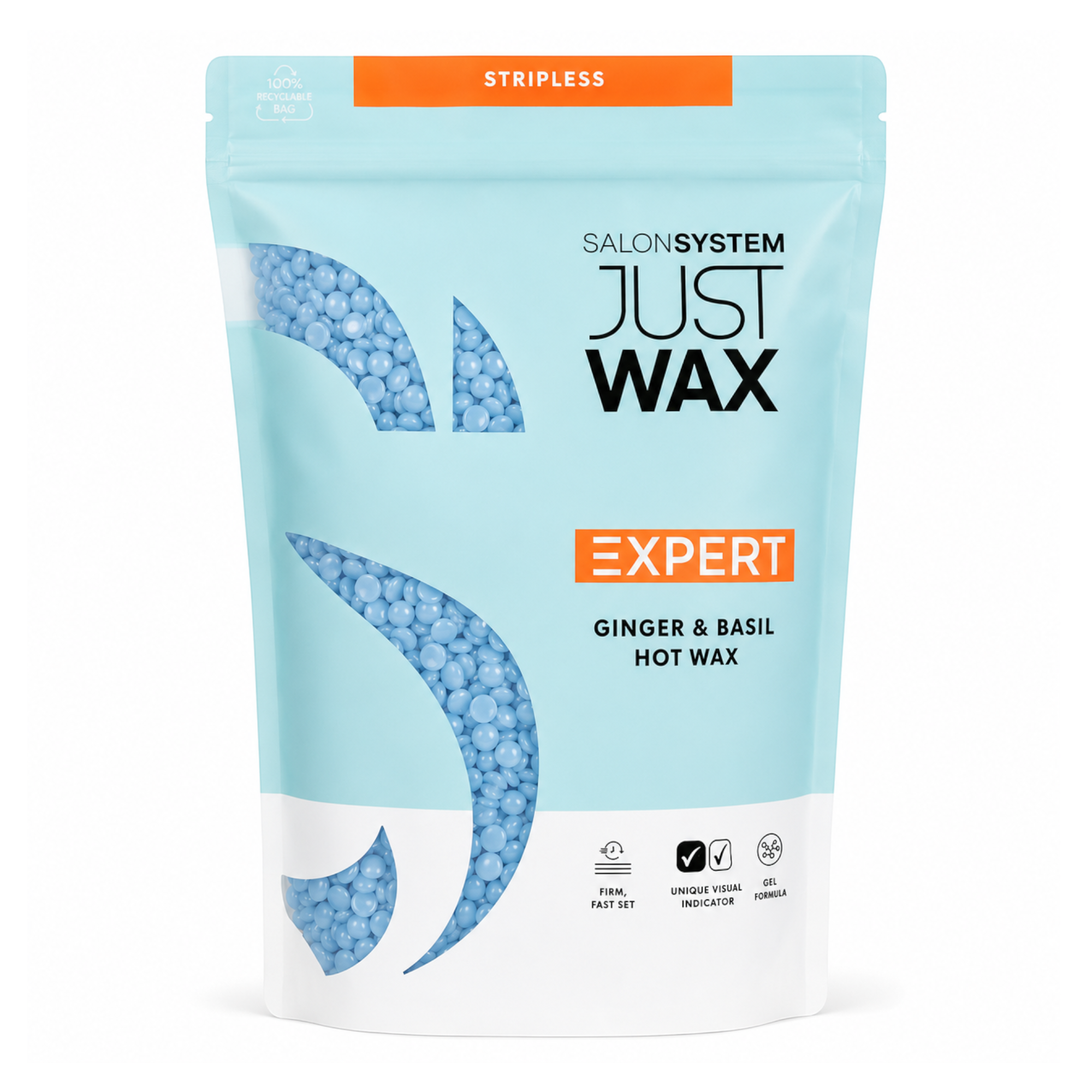 Salon System - Expert Gel Ginger & Basil Hot Wax Gel 700g