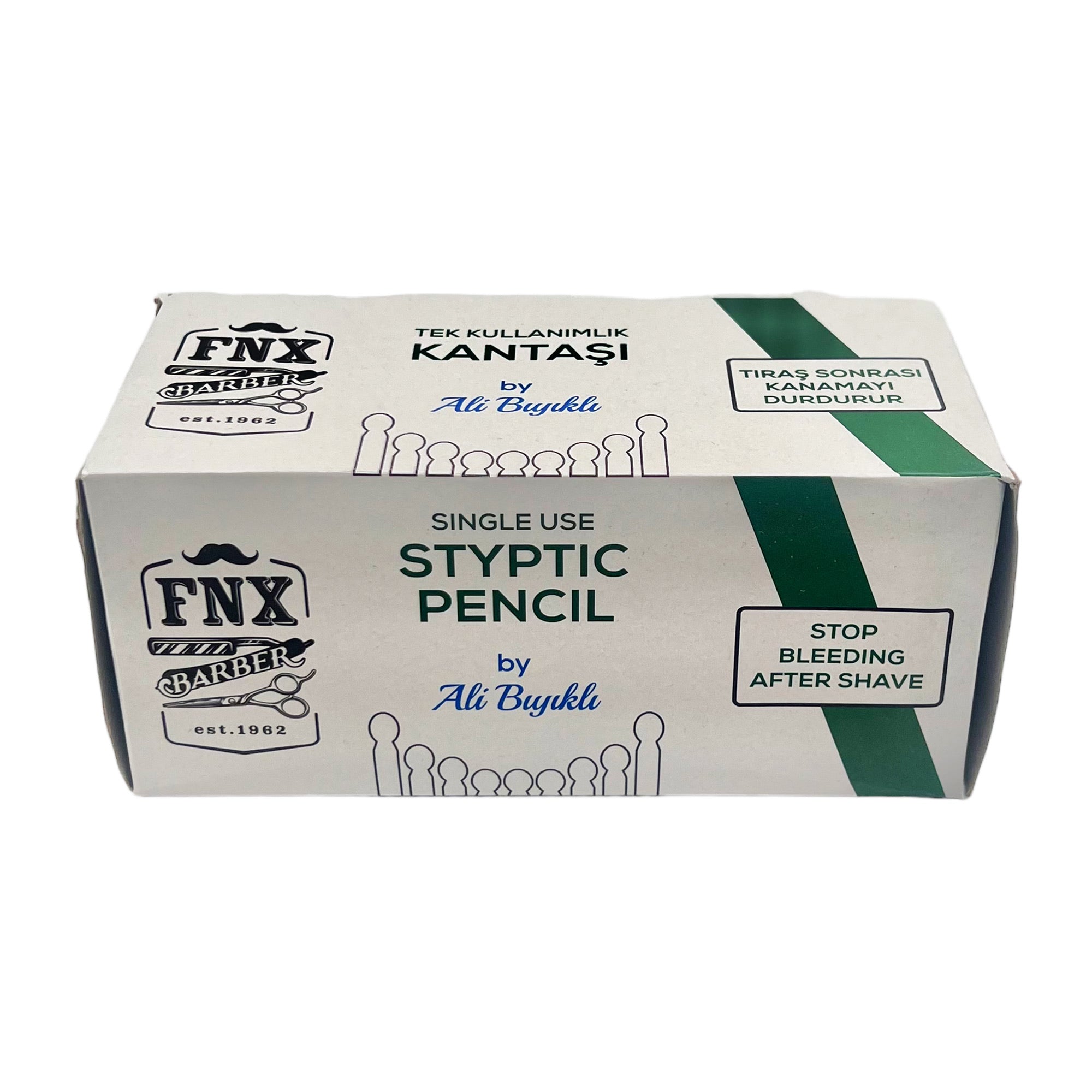 FNX Barber - Styptic Alum Matches After Shave Blood Stopper by Ali Biyikli (Pack of 24, 480pcs)
