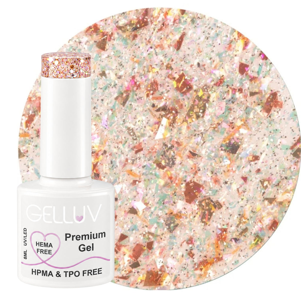 Gelluv - Gel Nail Polish Gilded Dust 8ml