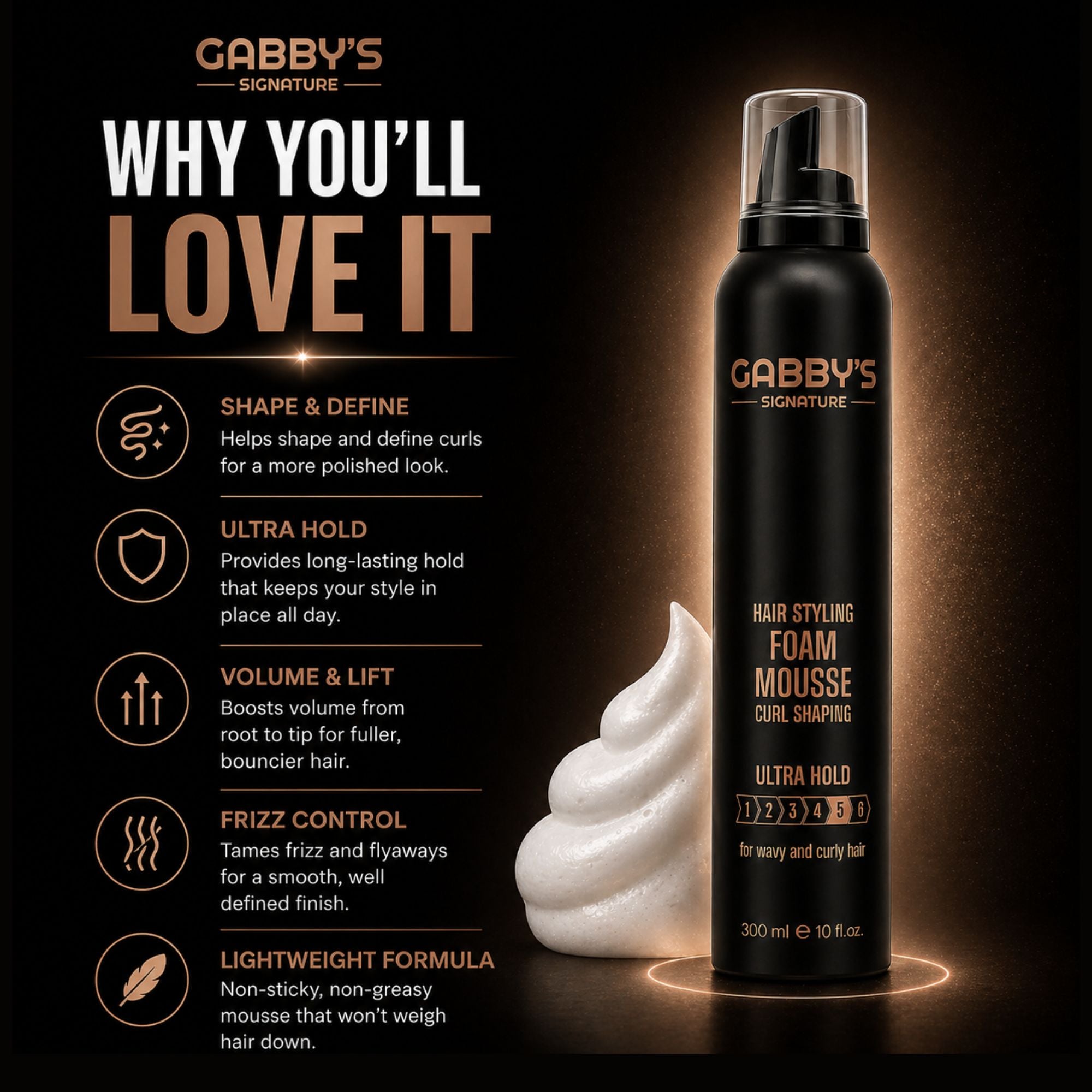 Gabby's Signature - Hair Styling Holding Spray 400ml