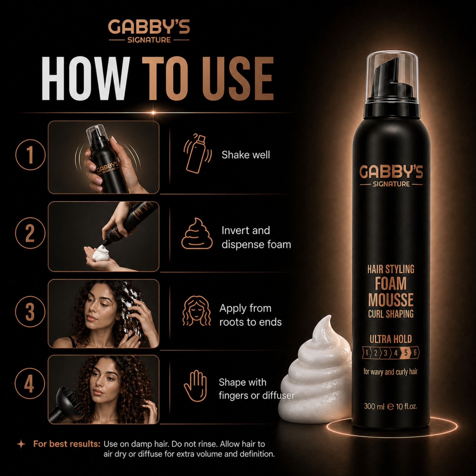 Gabby's Signature - Hair Styling Holding Spray 400ml