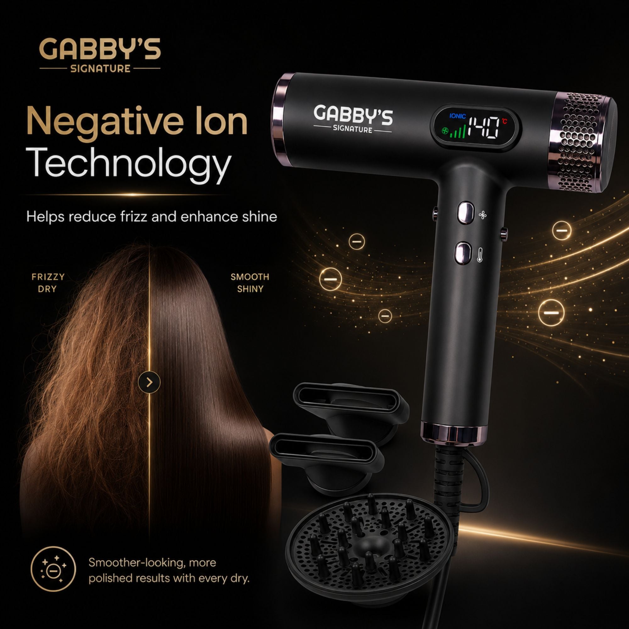 Gabby's Signature - ONXY Professional Hair Dryer