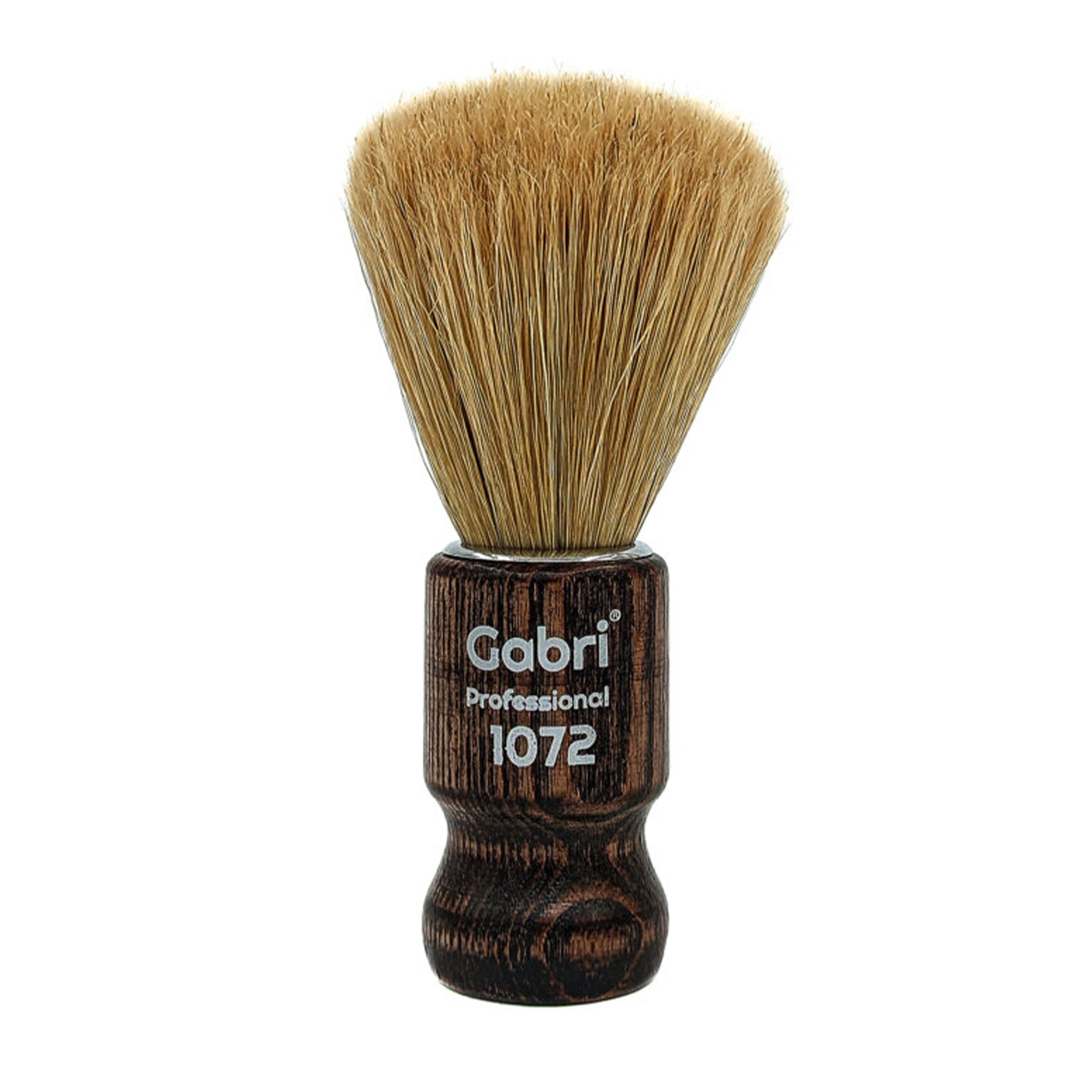 Gabri - Shaving Brush Authentic Dark Wooden Hand Made 1072 12.5cm