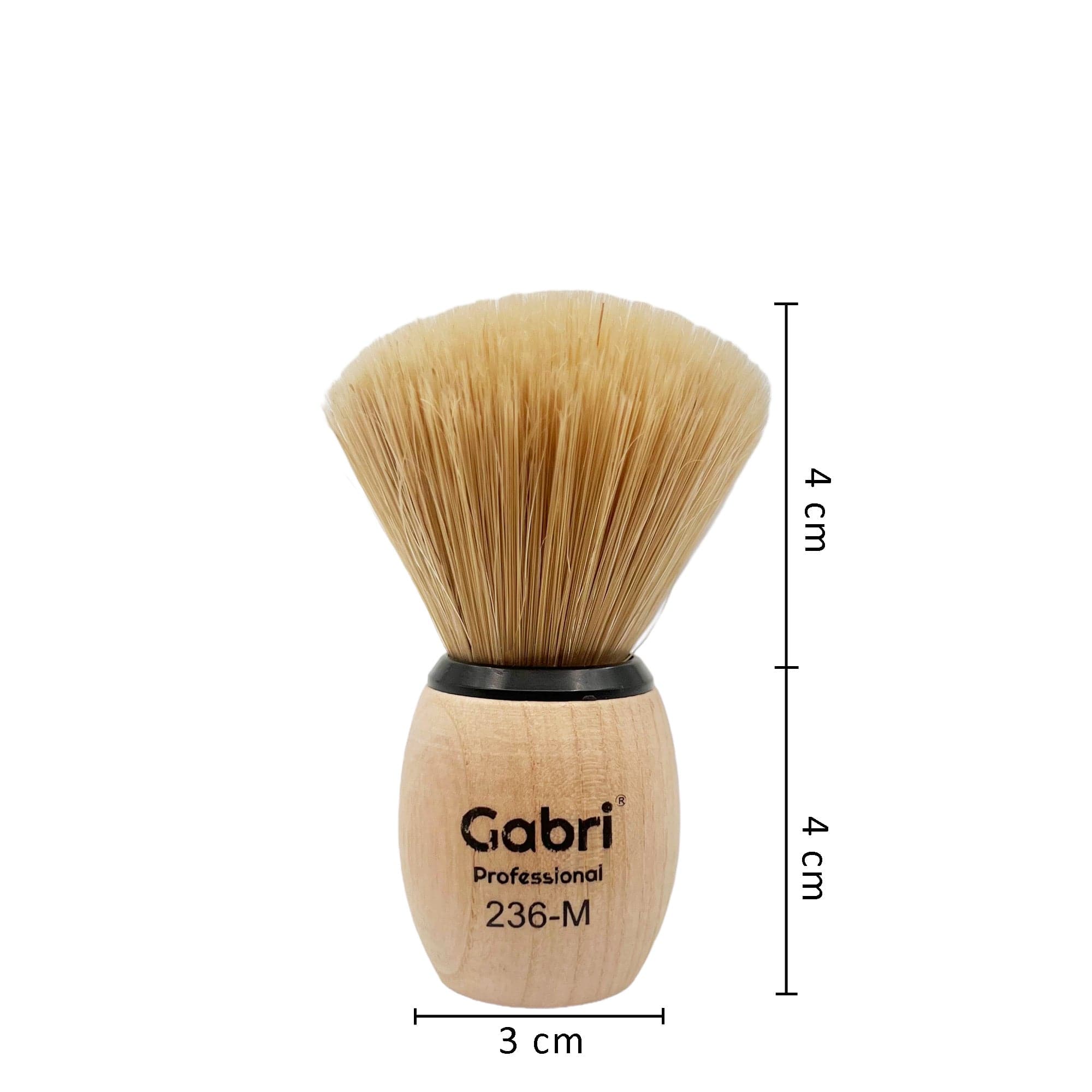 Gabri - Shaving Brush Authentic Wooden Hand Made 236M 8cm