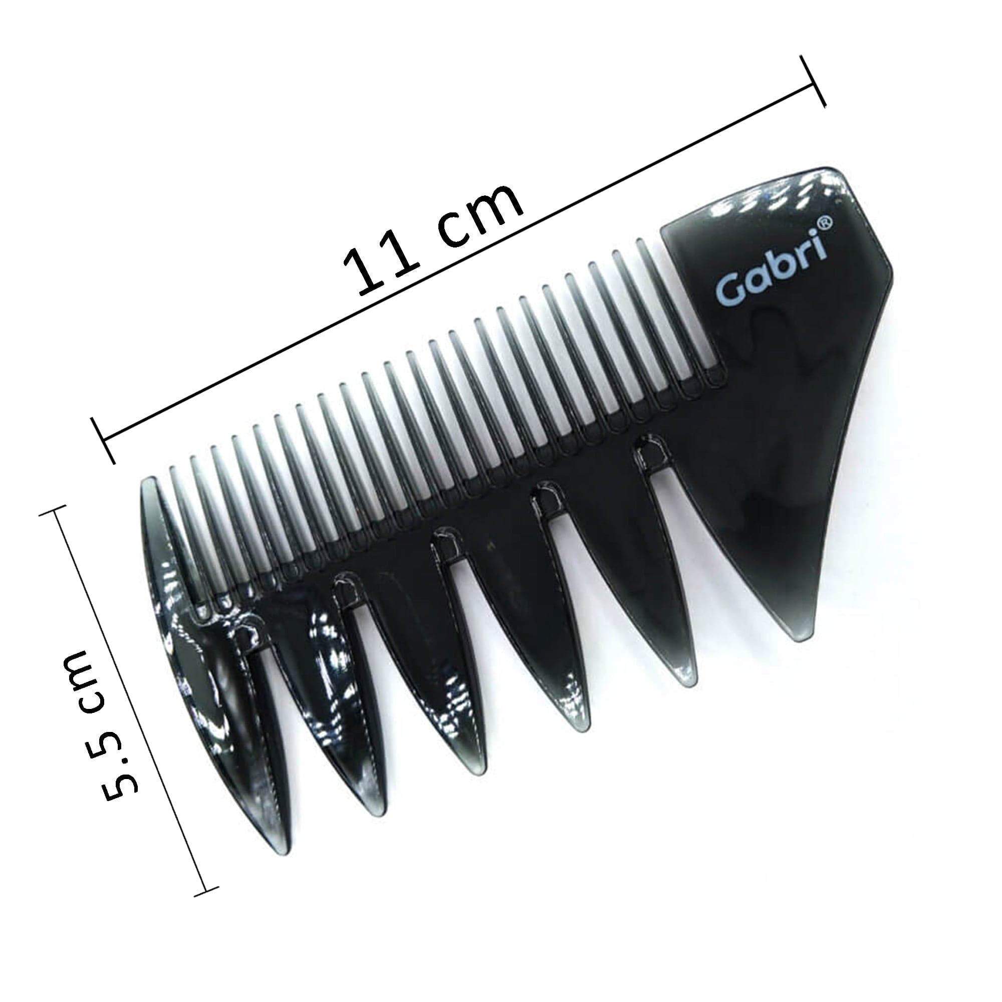 Gabri - Hair Styling Comb 2in1 Sided Fine & Wide Tooth No.60810 11cm