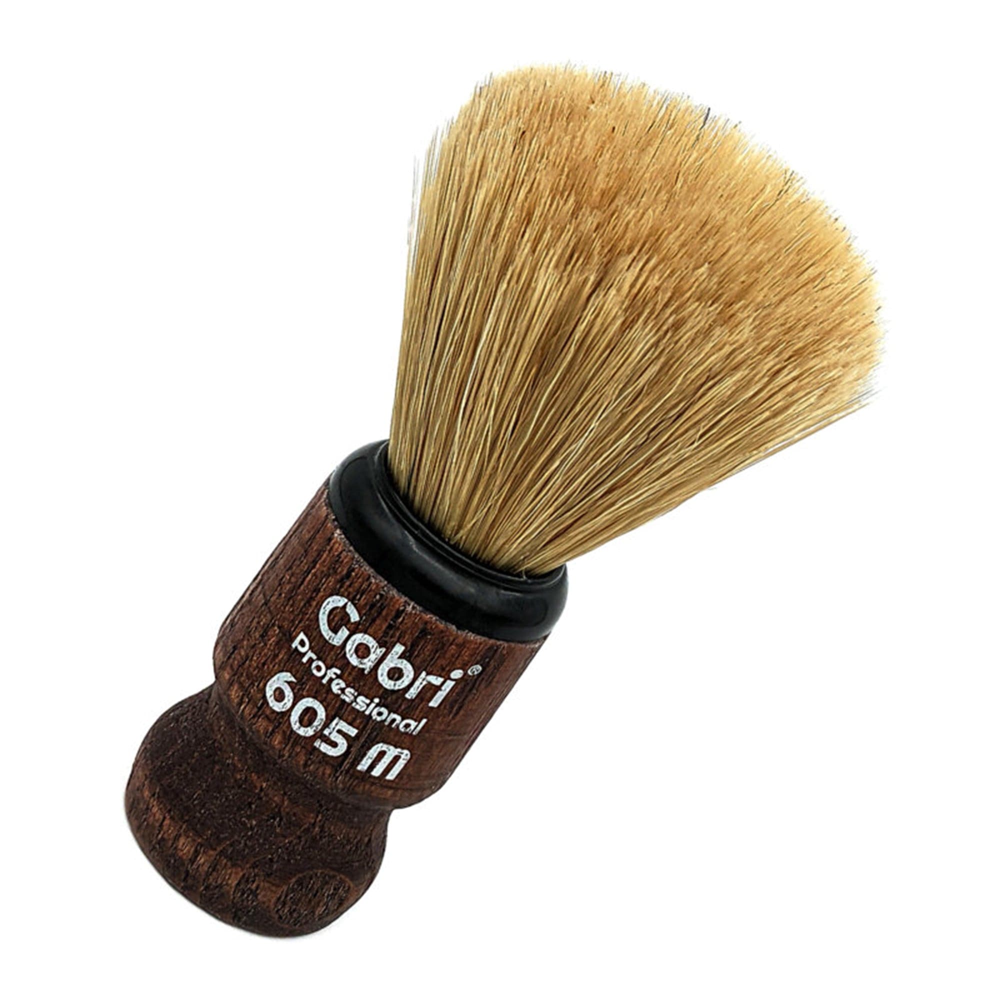 Gabri - Shaving Brush Authentic Dark Wooden Hand Made 605M 13cm