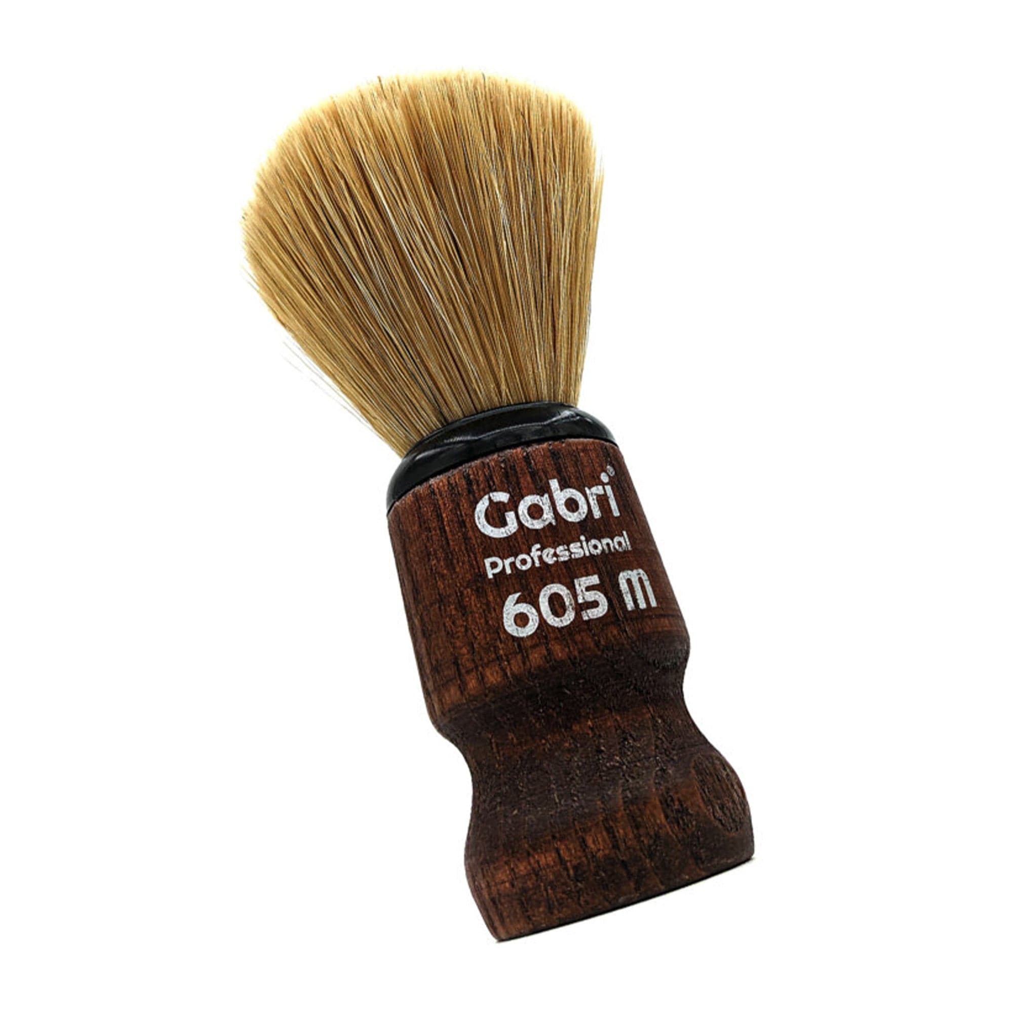 Gabri - Shaving Brush Authentic Dark Wooden Hand Made 605M 13cm