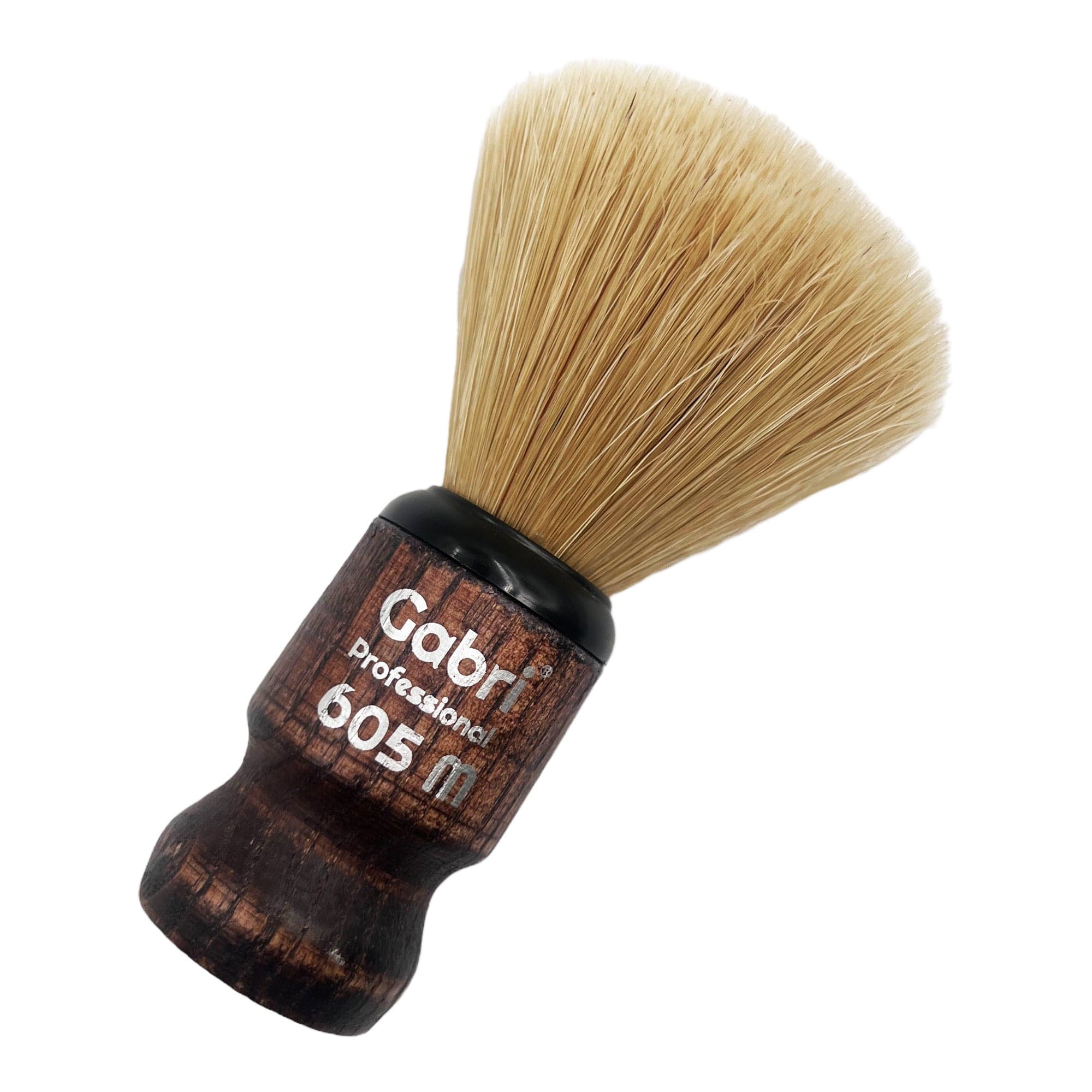 Gabri - Shaving Brush Authentic Dark Wooden Hand Made 605M 13cm