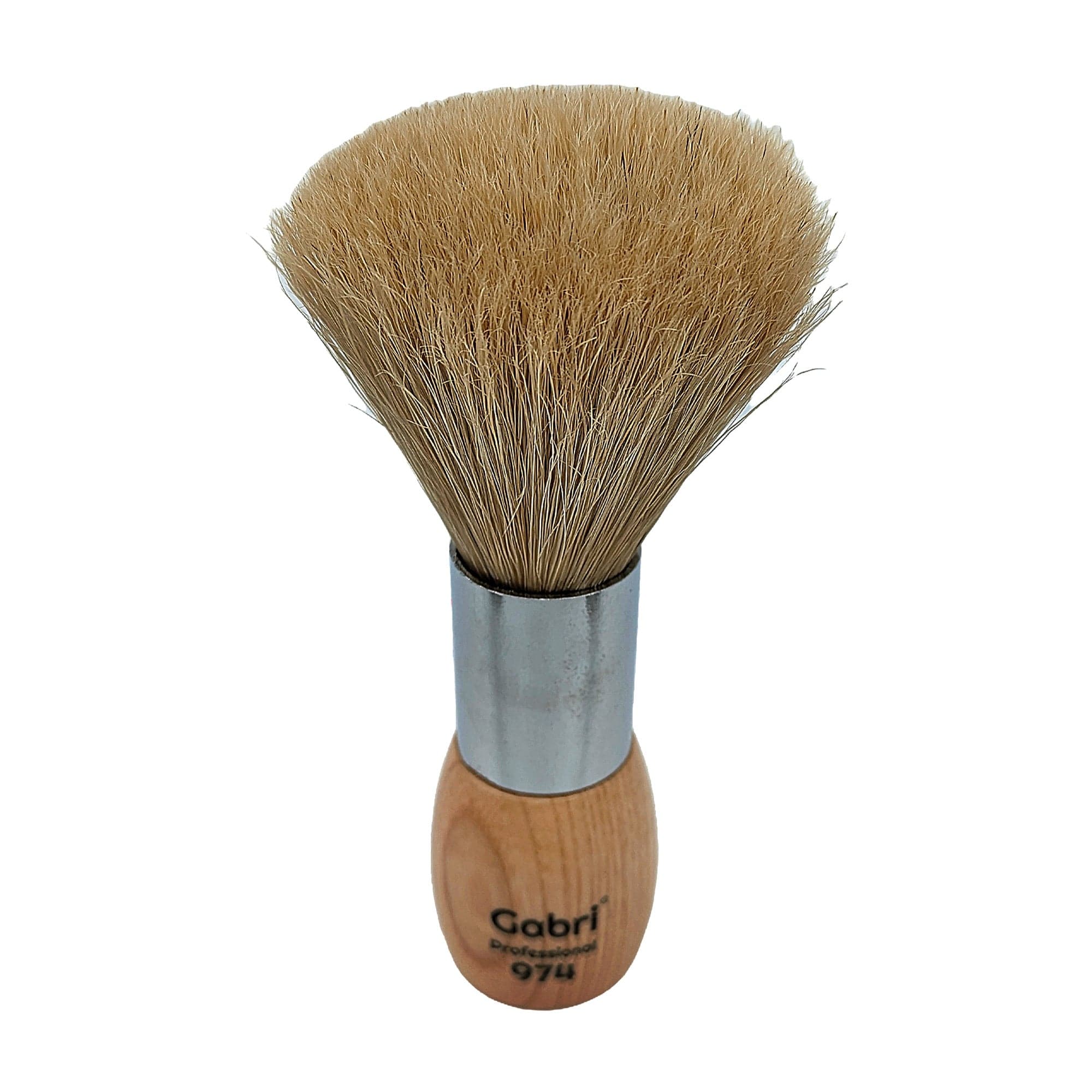 Gabri - Barber Neck Brush Authentic Wooden Hand Made 974 17cm