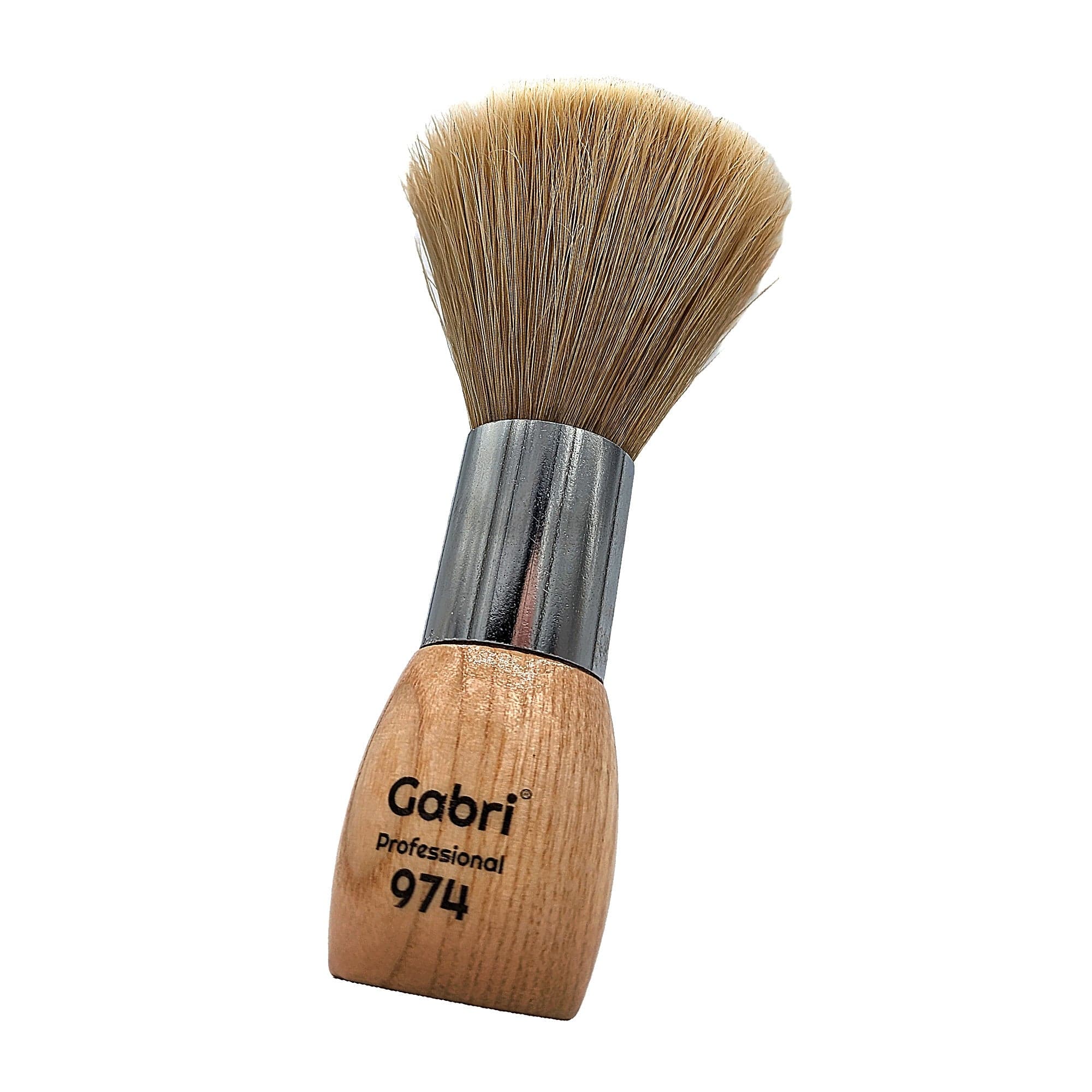 Gabri - Barber Neck Brush Authentic Wooden Hand Made 974 17cm