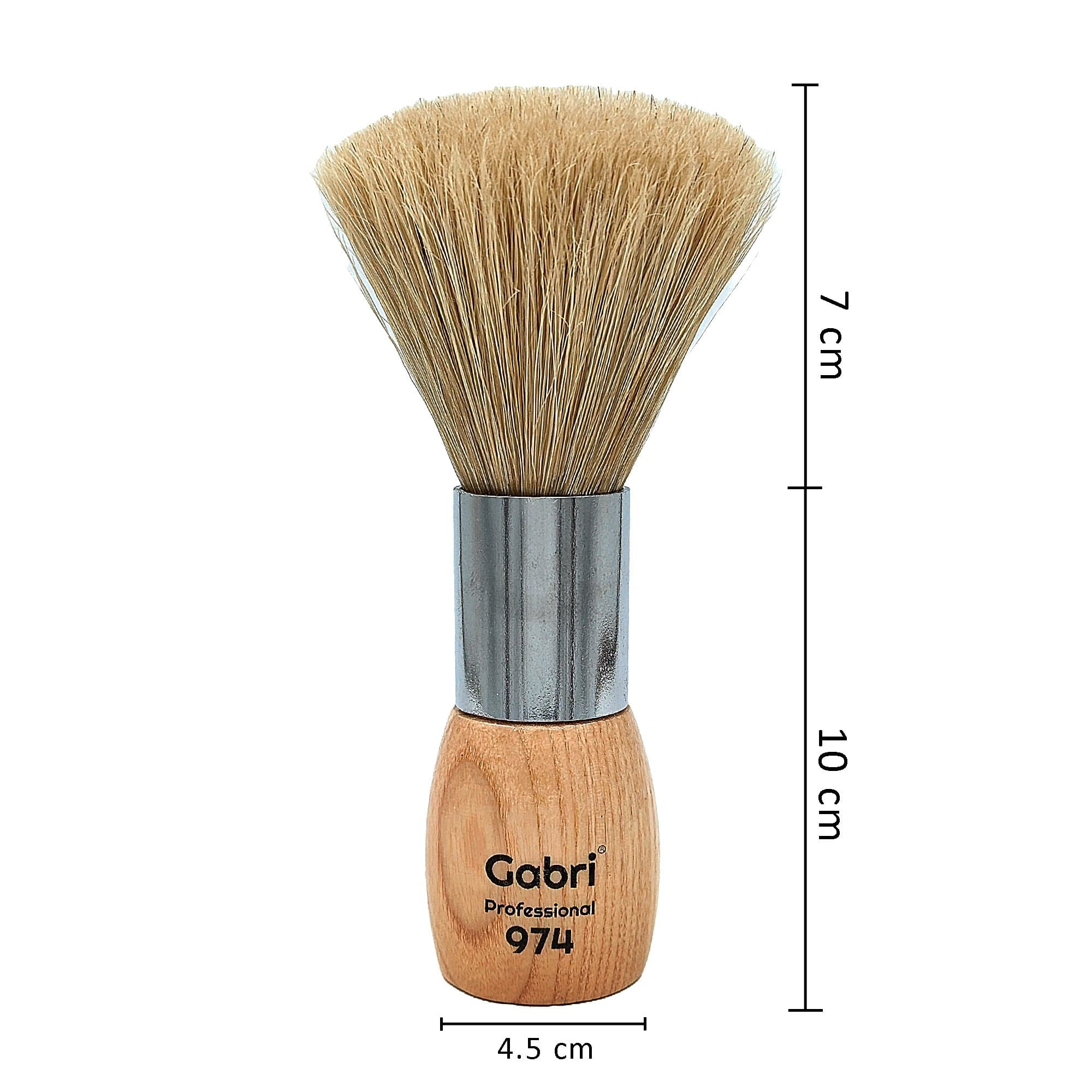 Gabri - Barber Neck Brush Authentic Wooden Hand Made 974 17cm