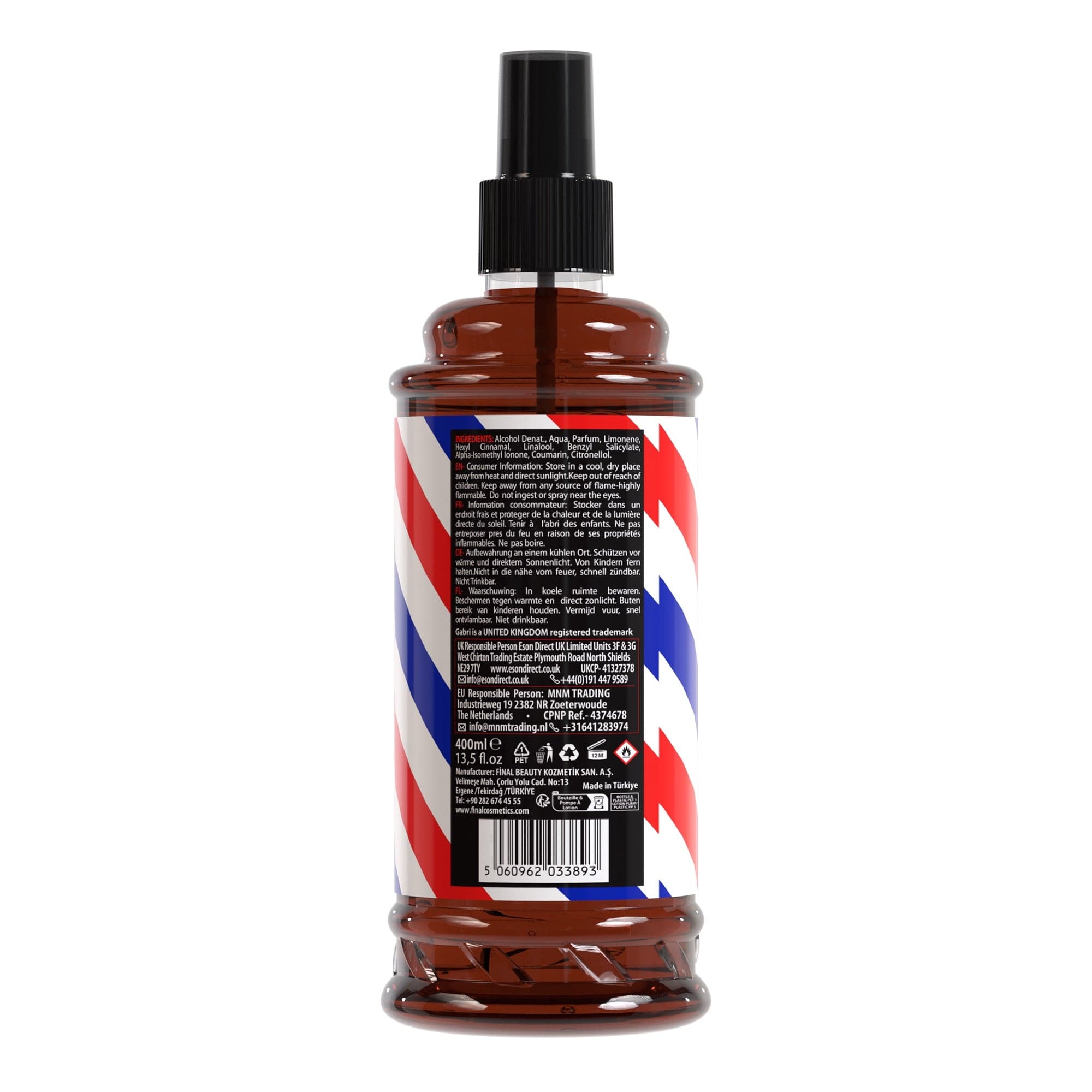 Gabri Professional - Barber Cologne No.6 400ml