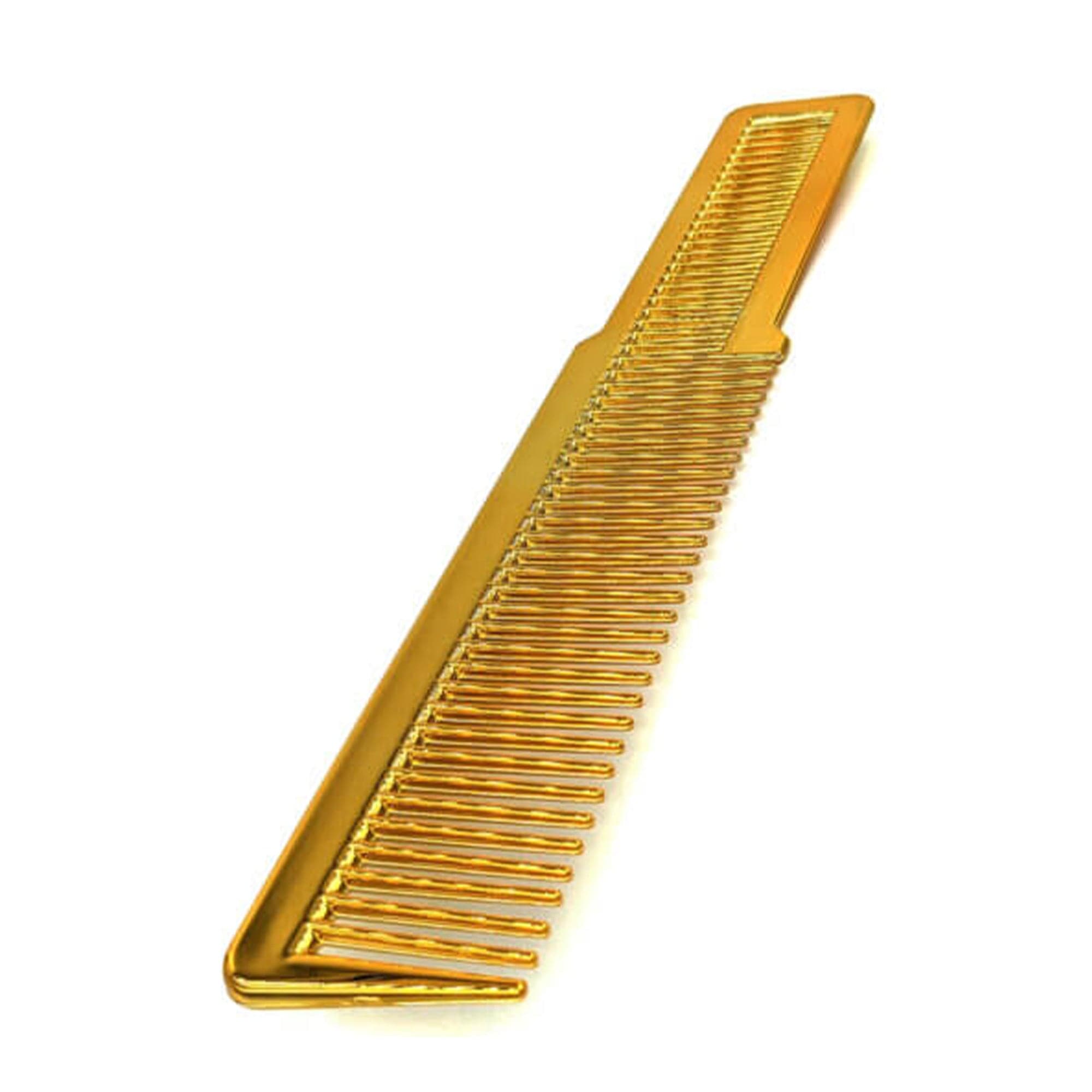 Gabri - Flat Top Comb Gold Metal Effect 20cm