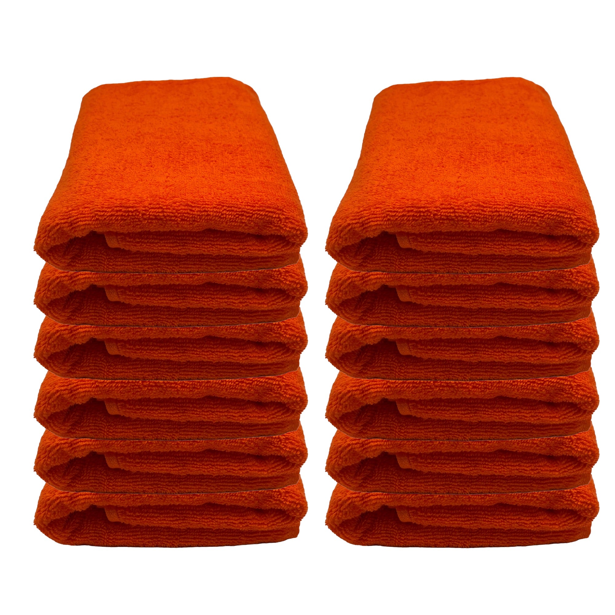 Gabri - Barber Hair Towel Orange 100% Cotton 85x50cm (12pcs)