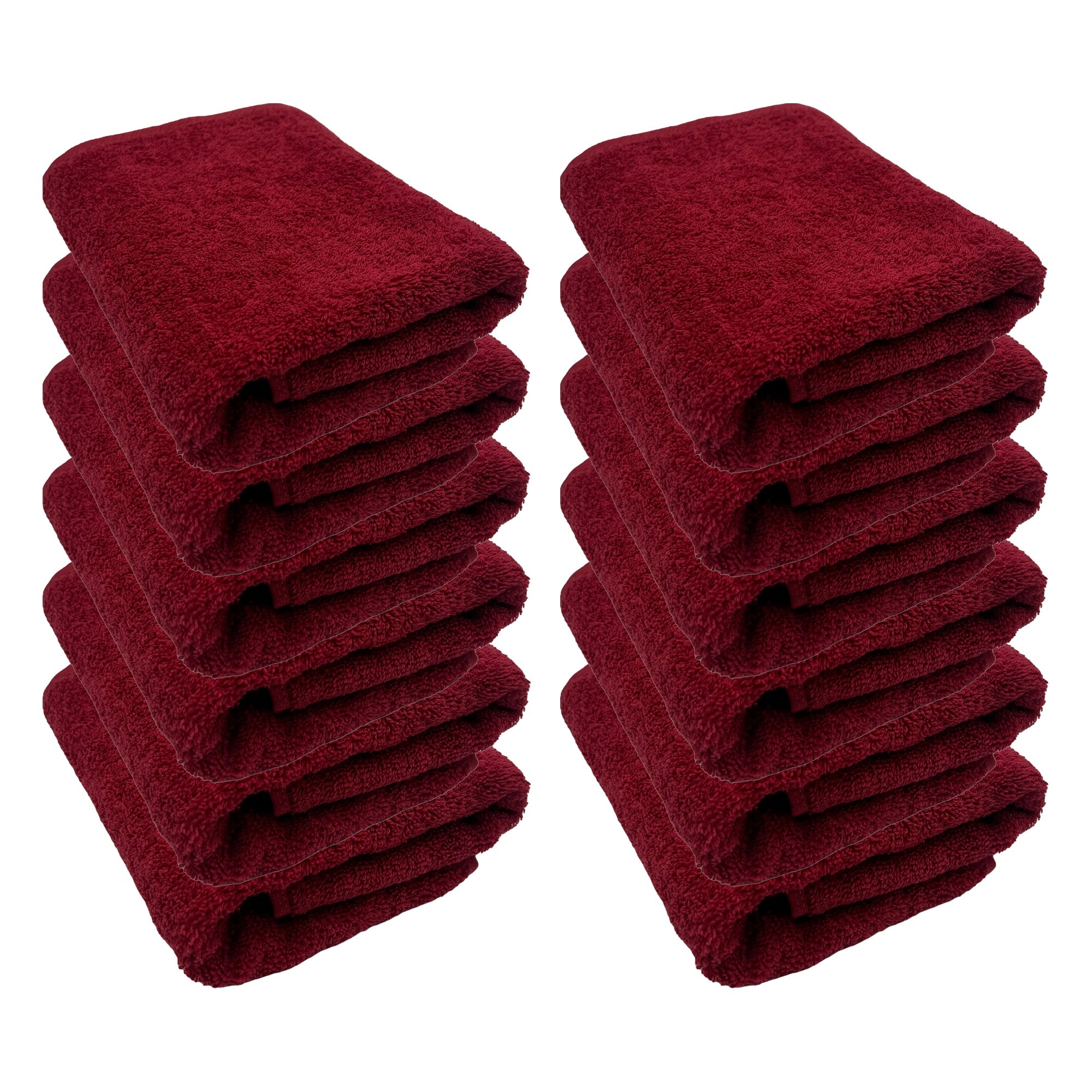 Gabri - Barber Hair Towel Red 100% Cotton 85x50cm (12pcs)
