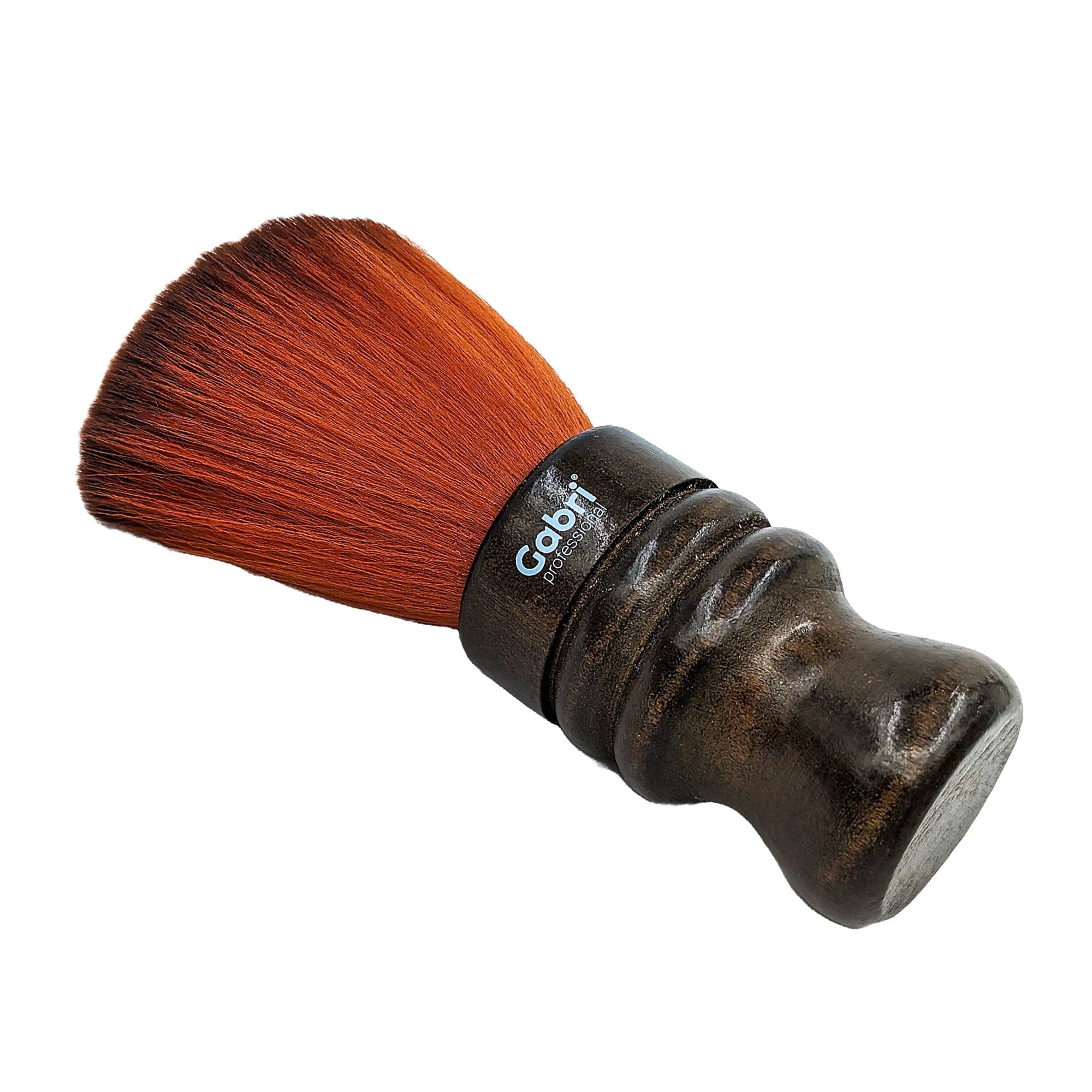Gabri - Barber Neck Brush Red Bristles Dark Wood Handle 14.5cm