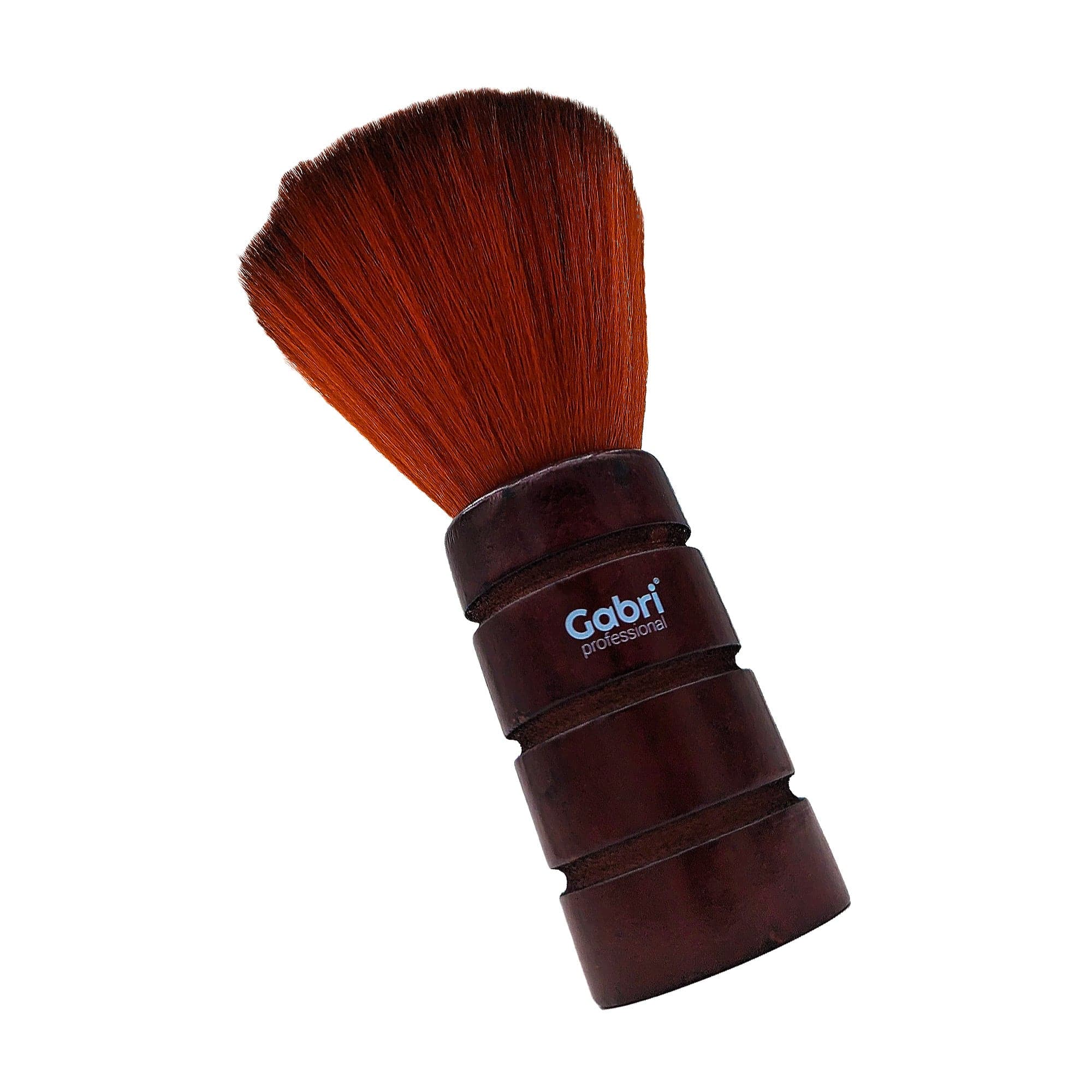 Gabri - Barber Neck Brush Red Bristles Cherry Wood Handle 15cm