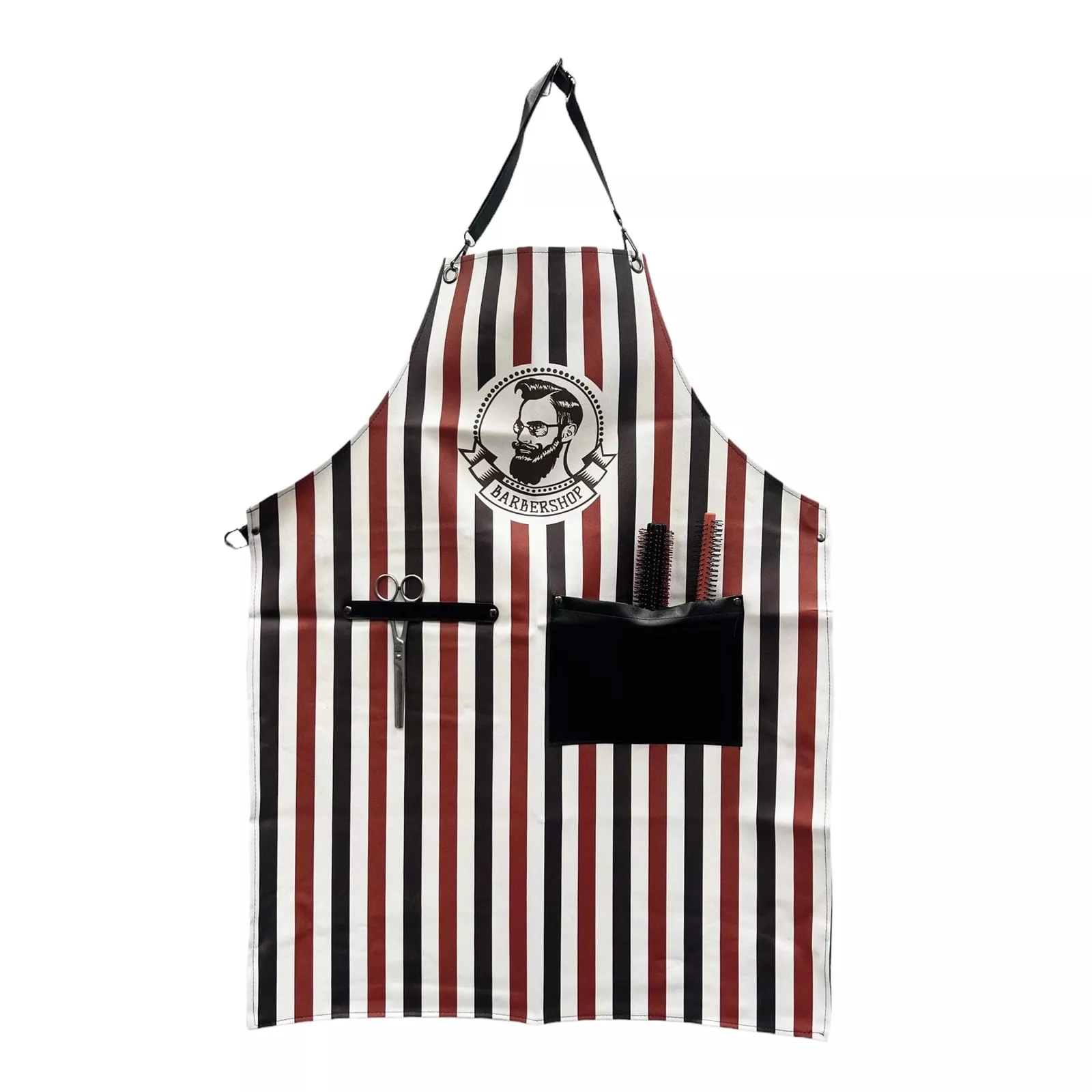 Gabri - Barber Hairdressing Hair Cutting Apron Red