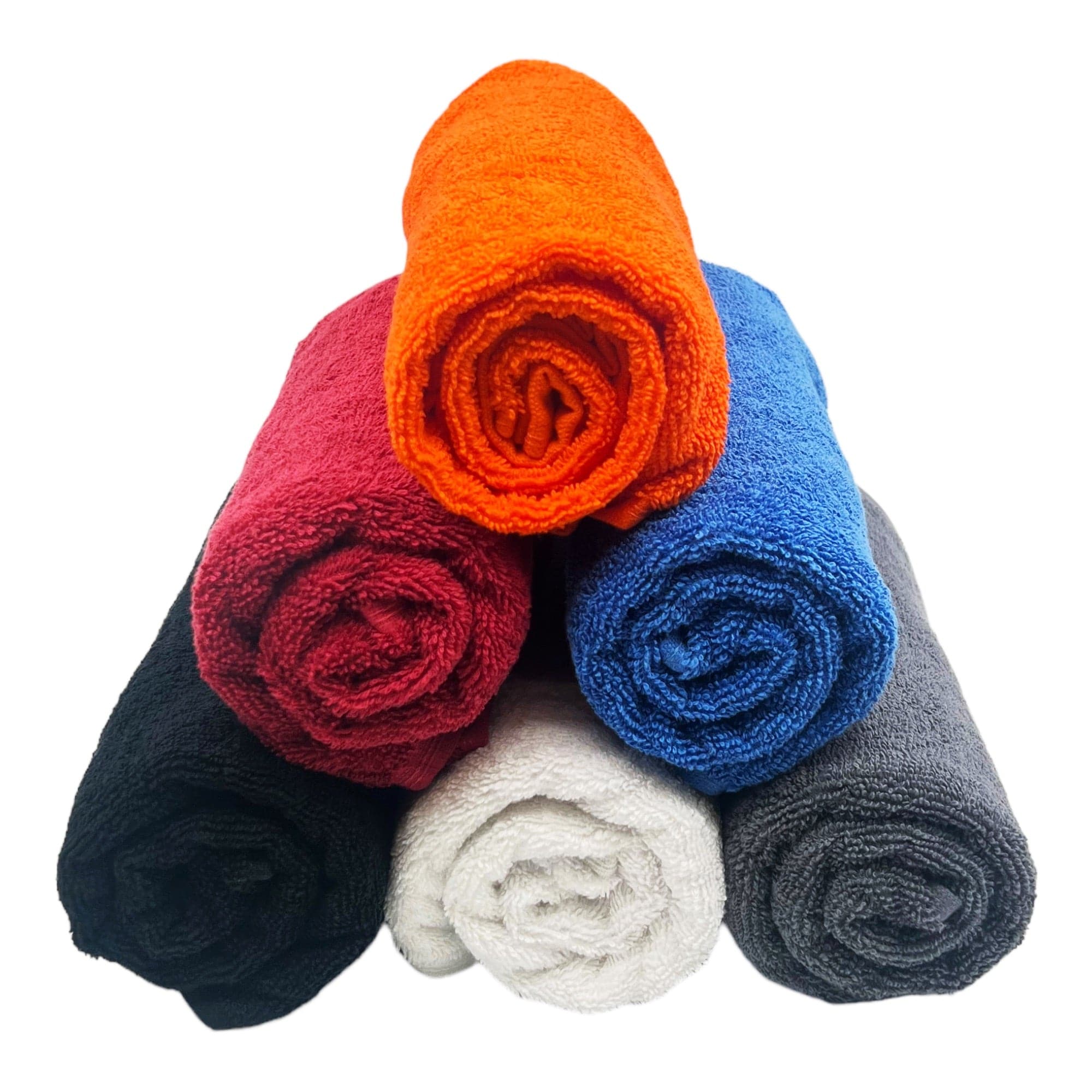 Gabri - Barber Hairdressing Towel Orange 100% Cotton 85x50cm