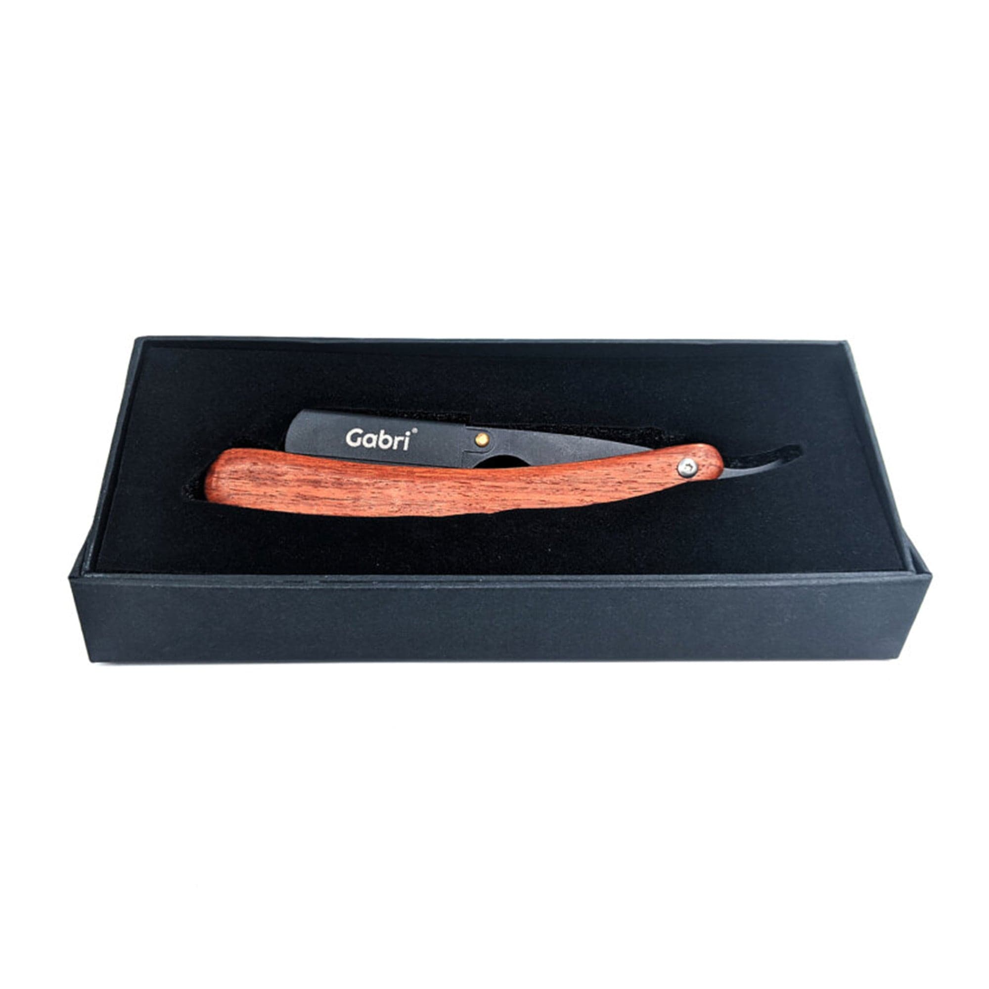 Gabri - Cut Throat Razor Authentic Wood (Cherry) 15cm