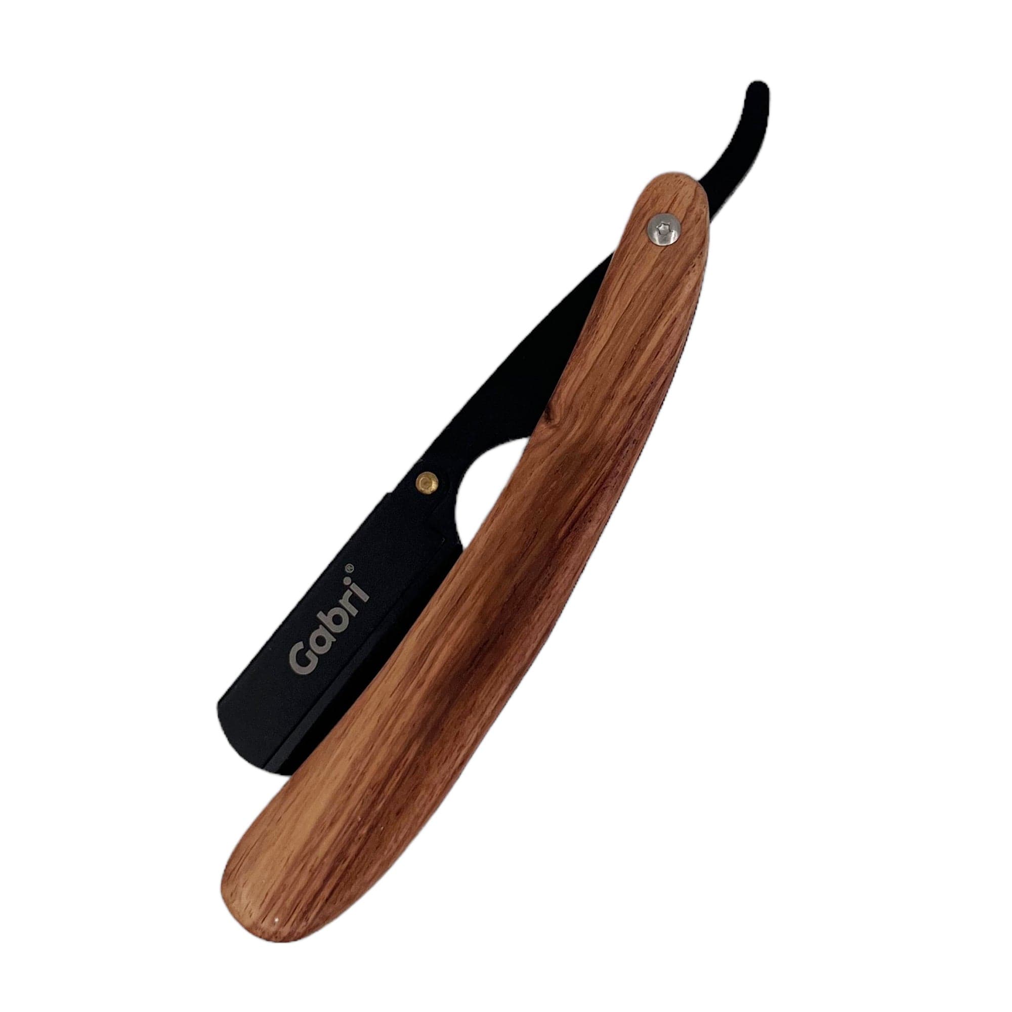 Gabri - Cut Throat Razor Authentic Wood (Dark) 15cm