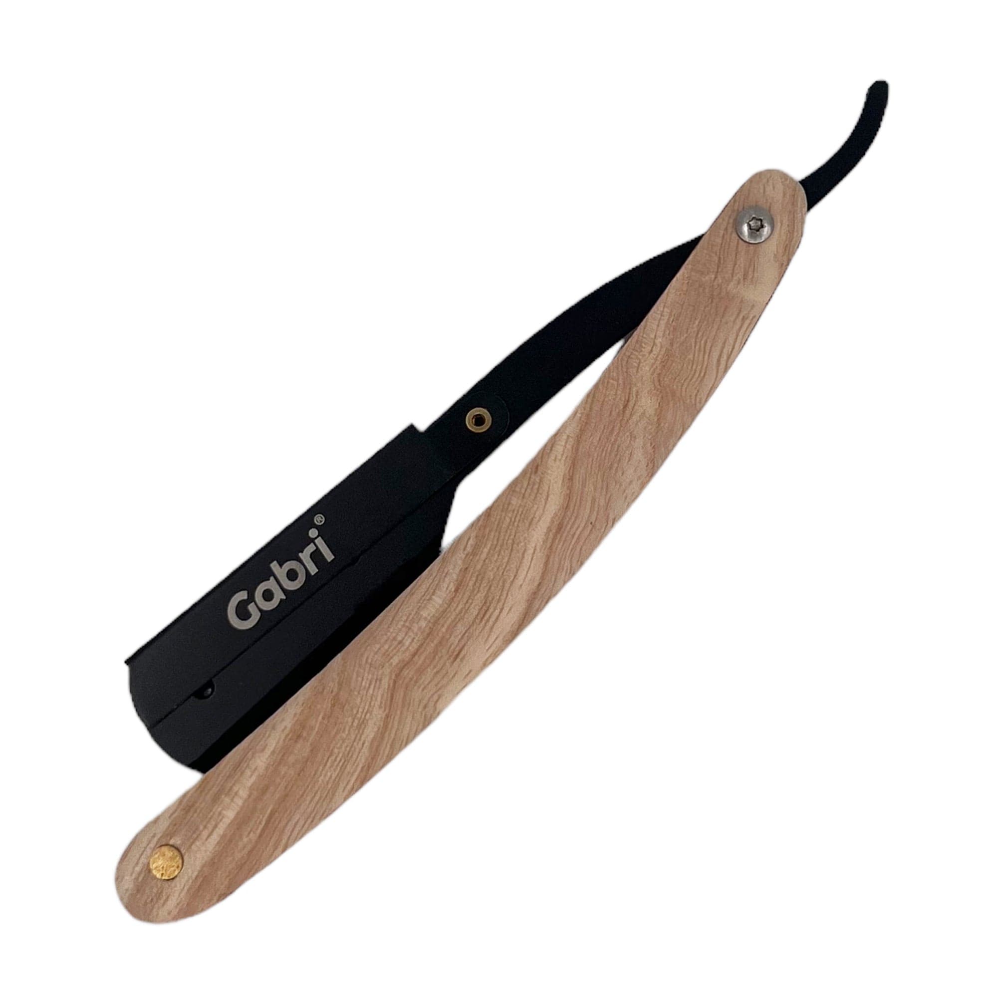 Gabri - Folding Razor Authentic Wood (Natural) 15cm