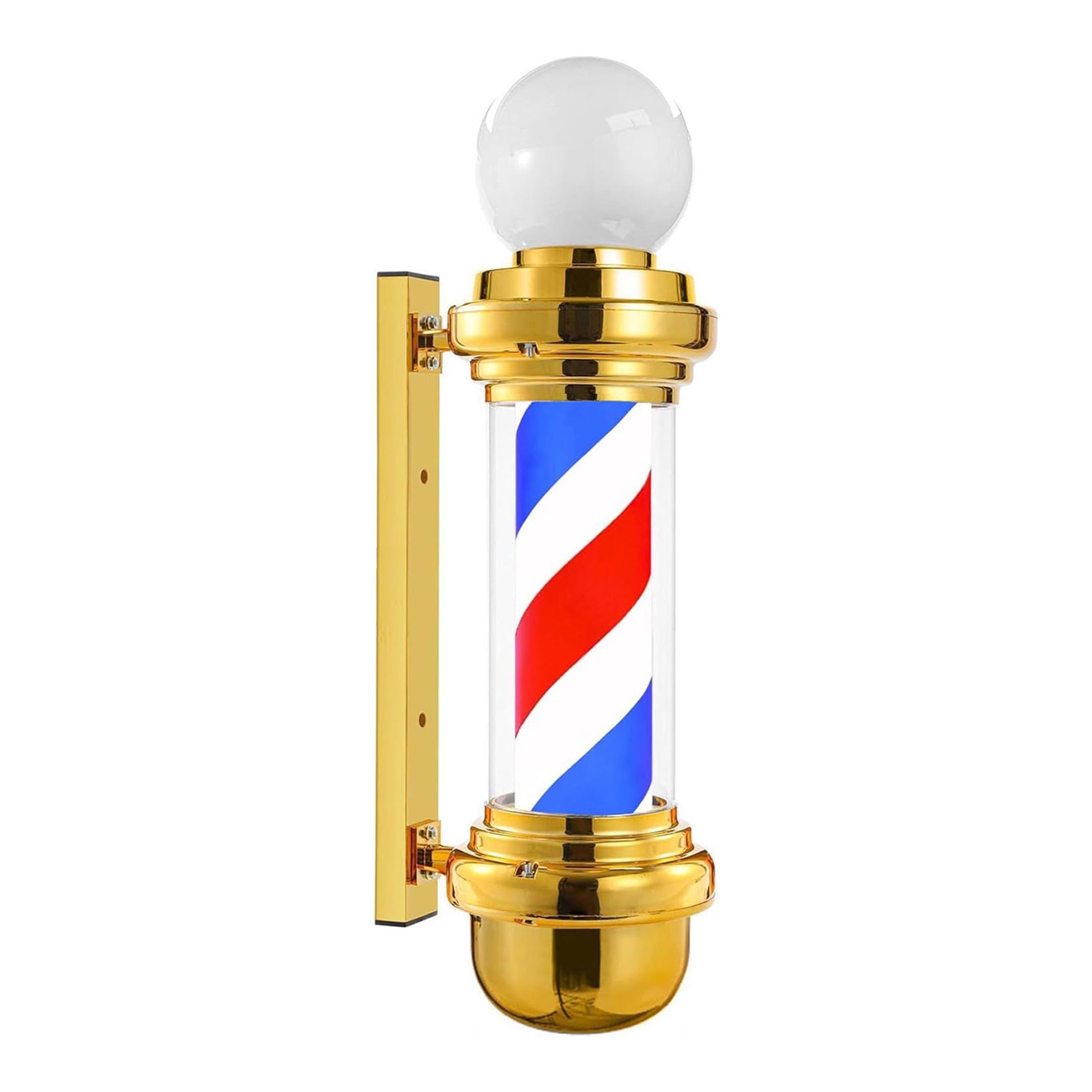 Gabri - Classic Barber Pole Light With Open Sign 85cm