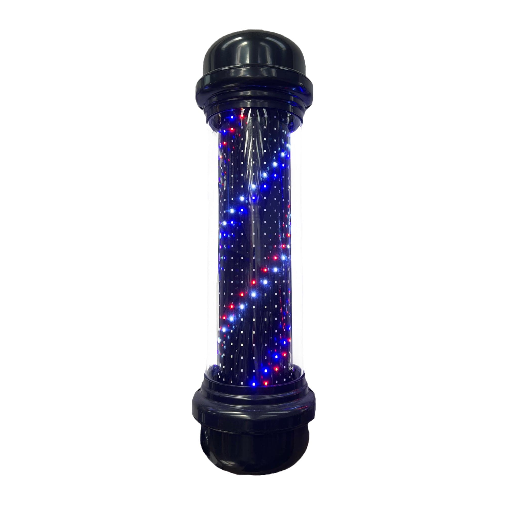 Gabri - Barber Pole Led Light 5 Modes With Remote Control (Black) 70cm