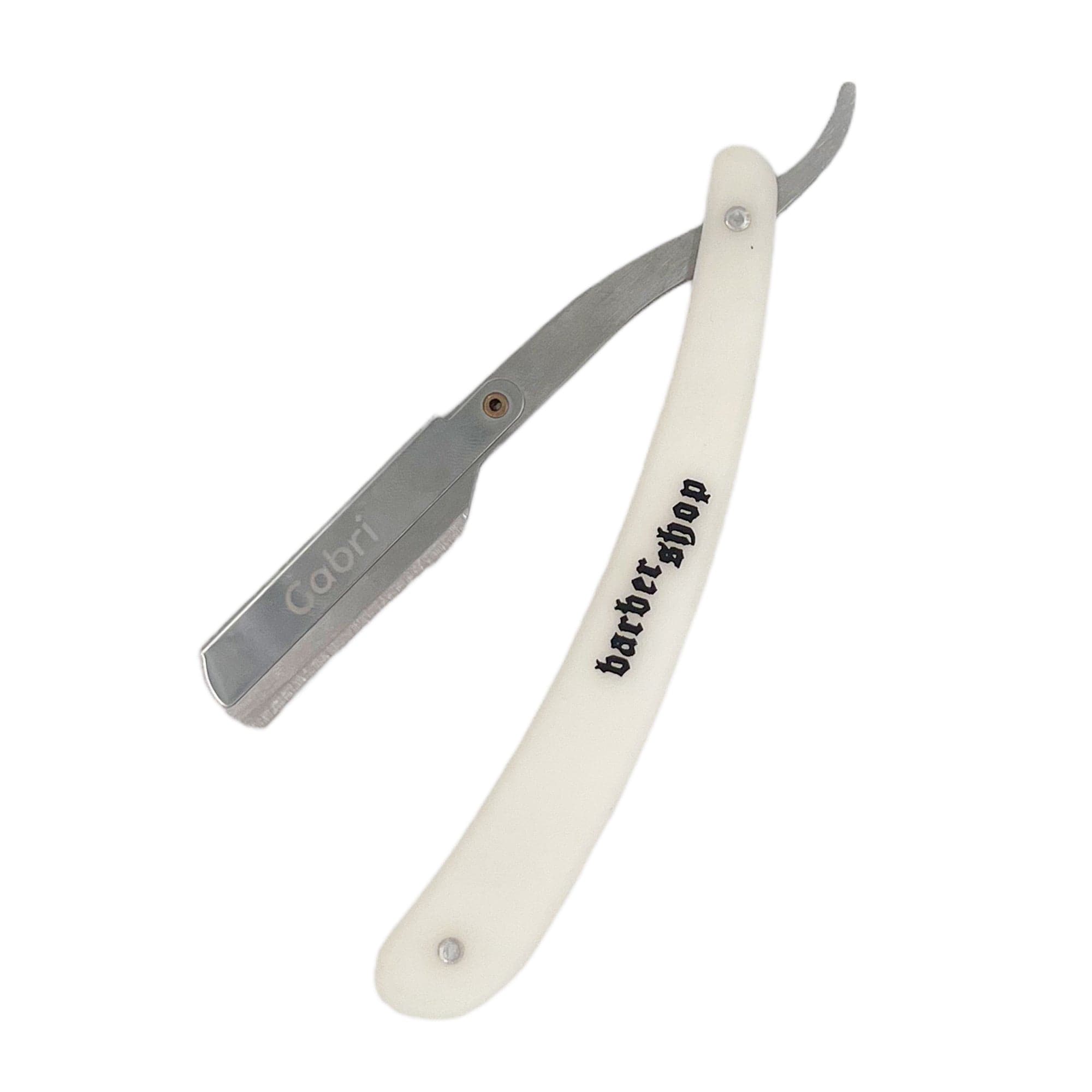 Gabri - Folding Razor Barbershop Classic (White) 16cm