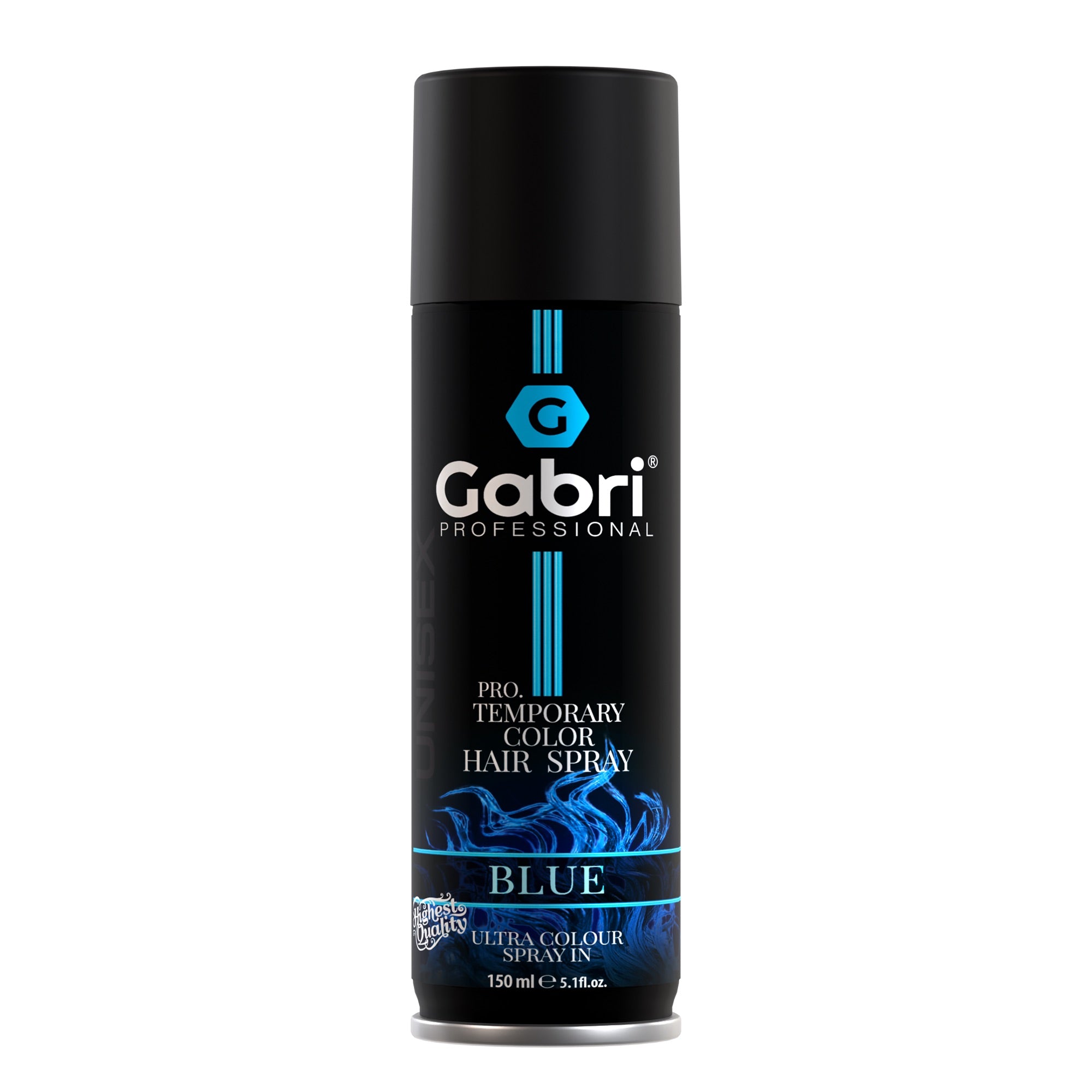 Gabri Professional - Temporary Hair Colour Dye Spray Blue 150ml