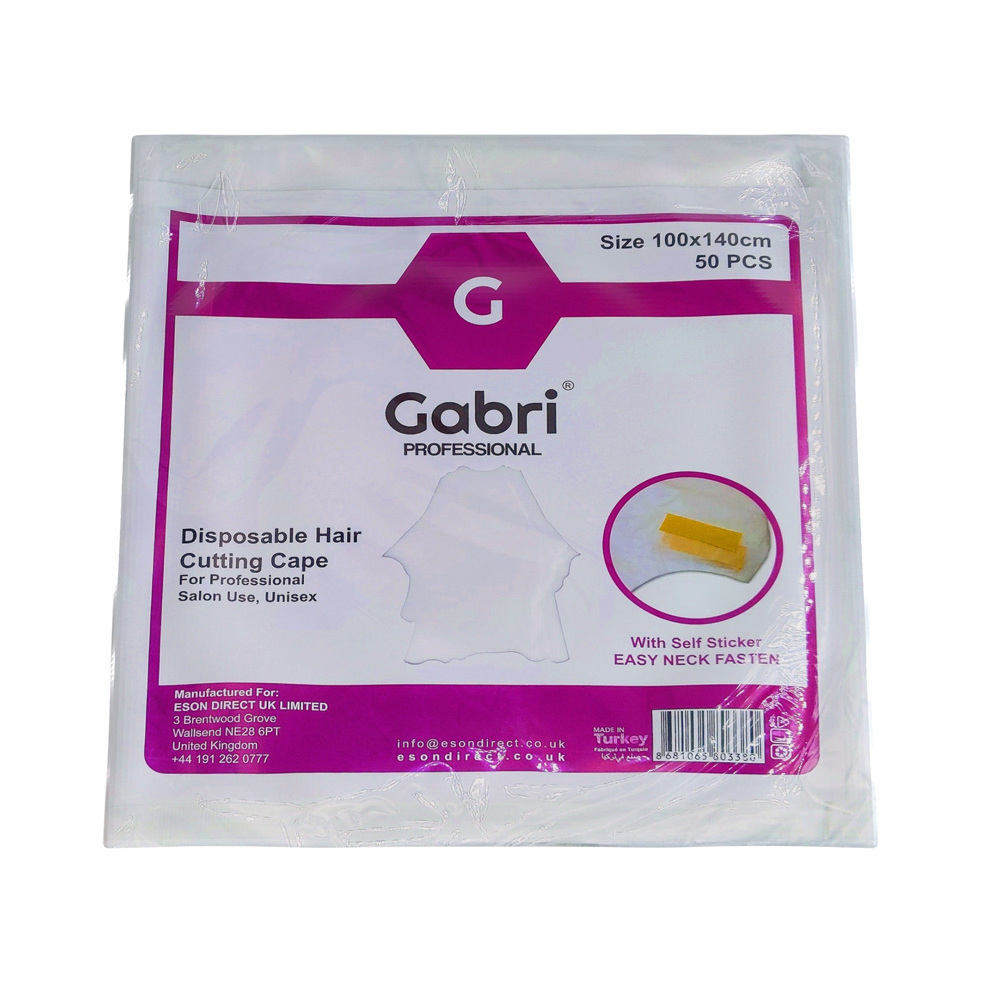 Gabri - Disposable Hair Cutting Cape 50pcs 100x140cm