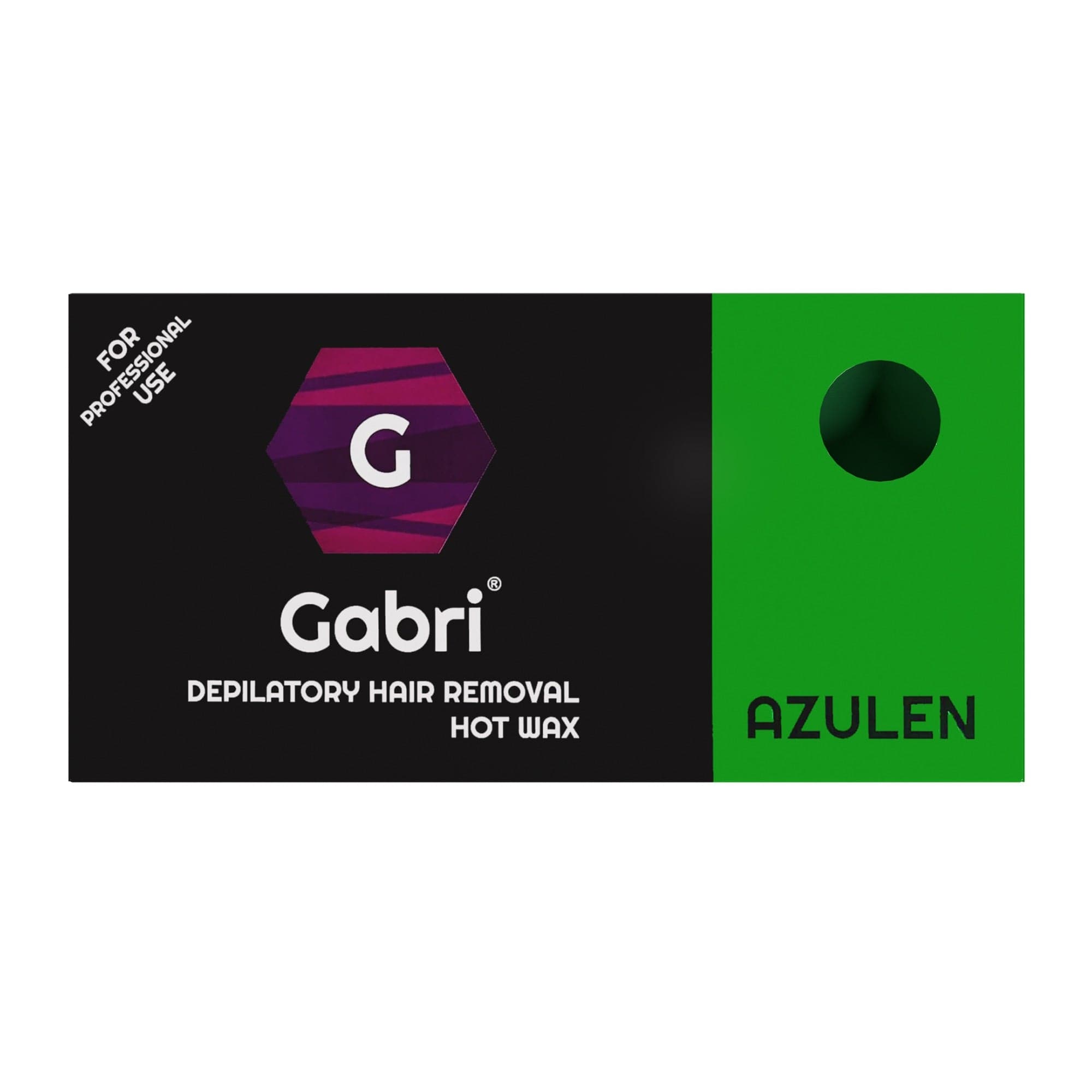 Gabri Professional - Depilatory Hair Removal Hot Wax Azulen 500g