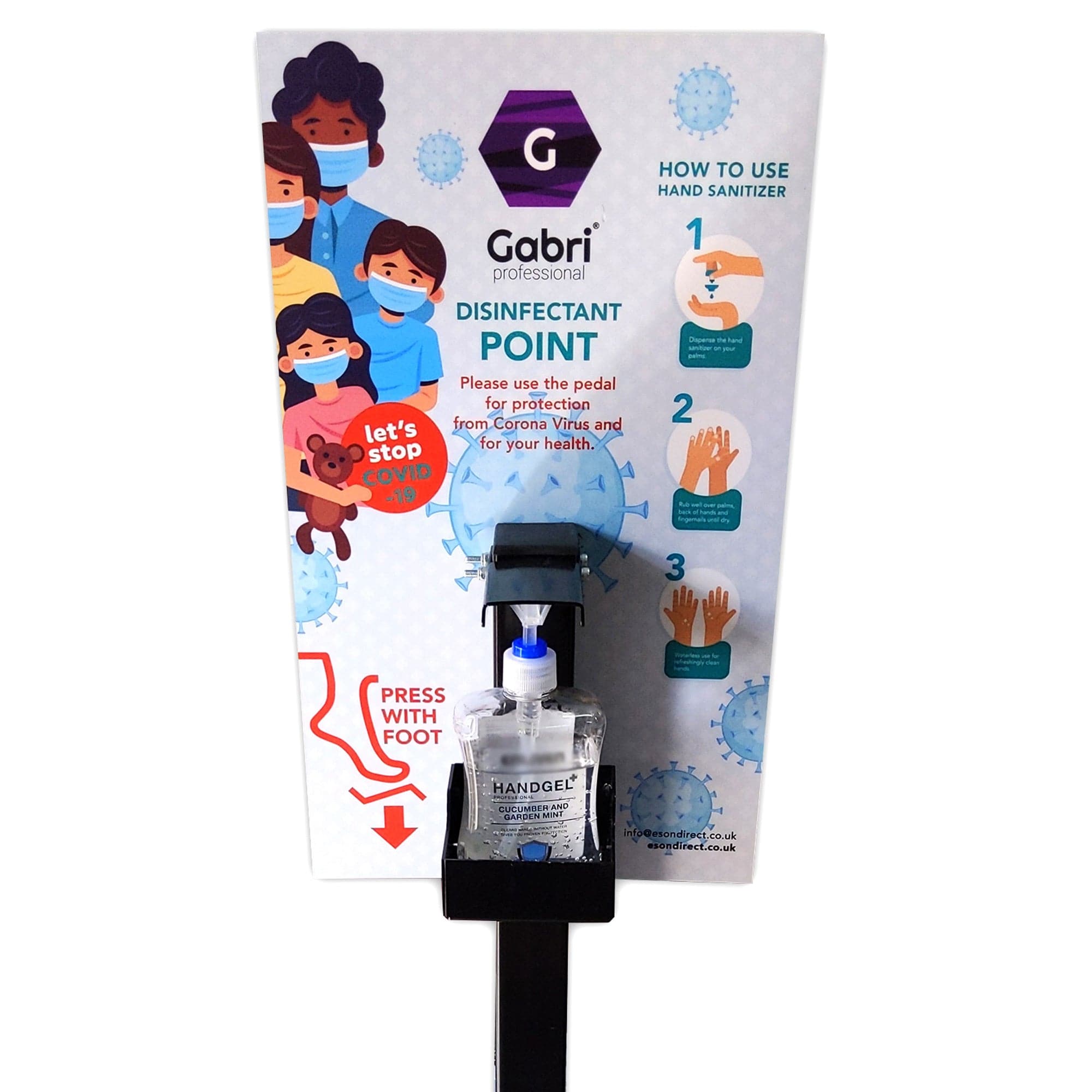 Gabri - Foot Operated Sanitiser Station