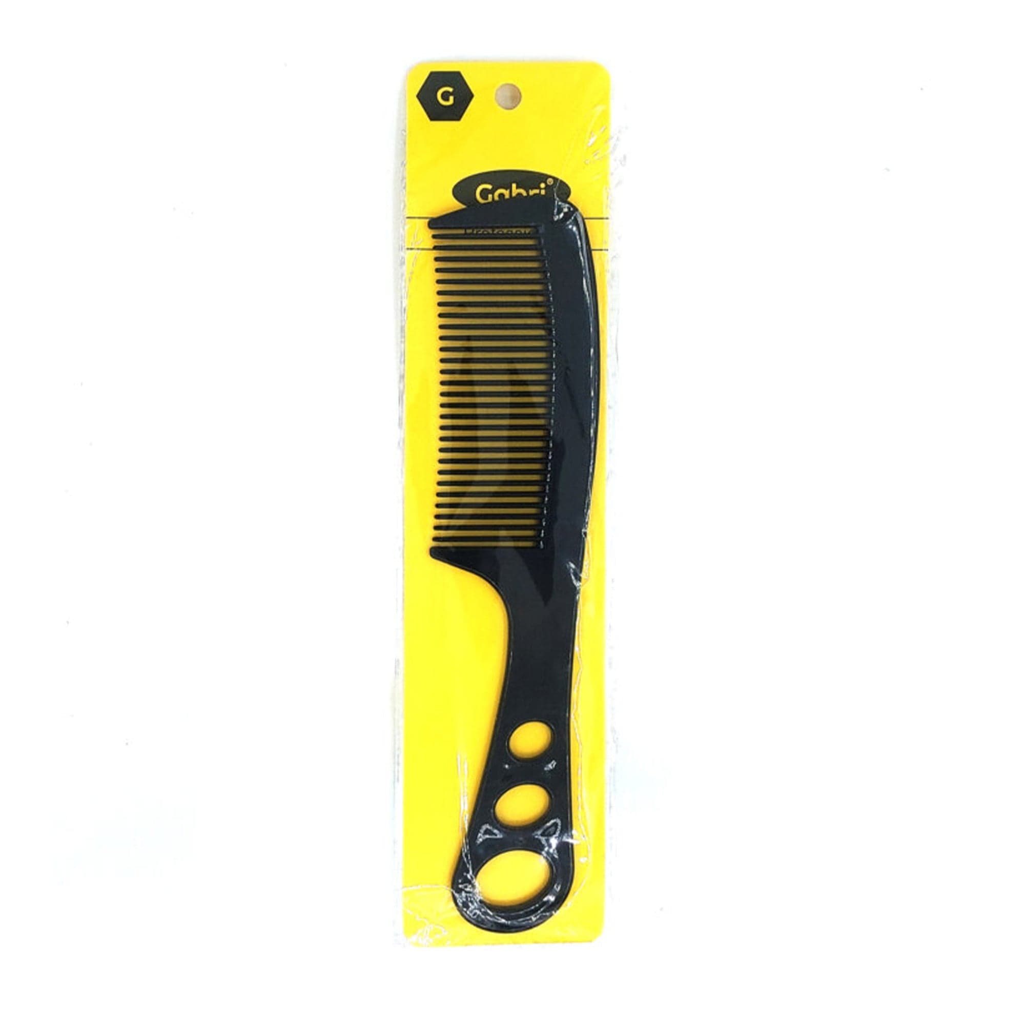 Gabri - Detangler Comb Hole Grip Handle No.2319 22cm