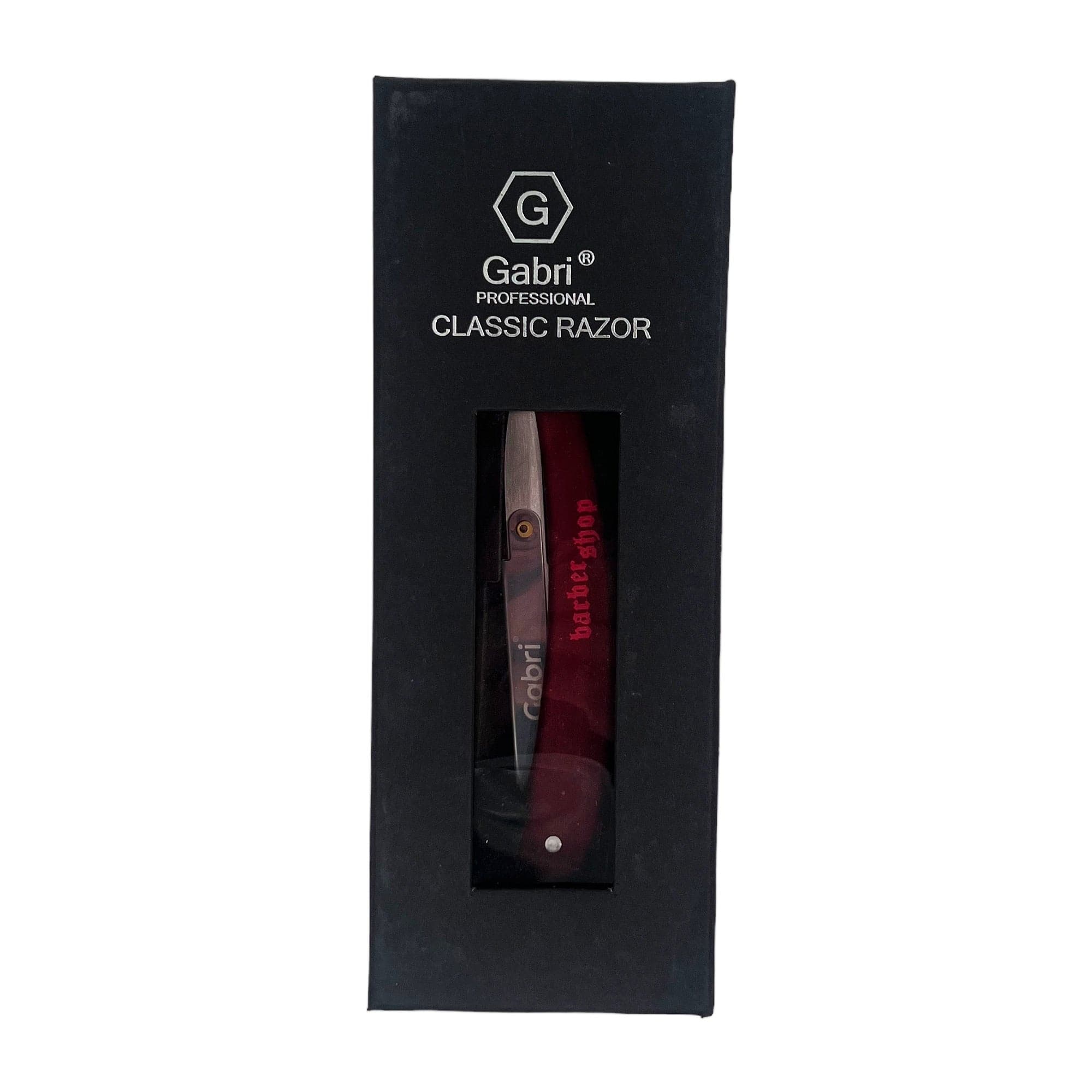 Gabri - Cut Throat Razor Barbershop Classic (Burgundy) 16cm