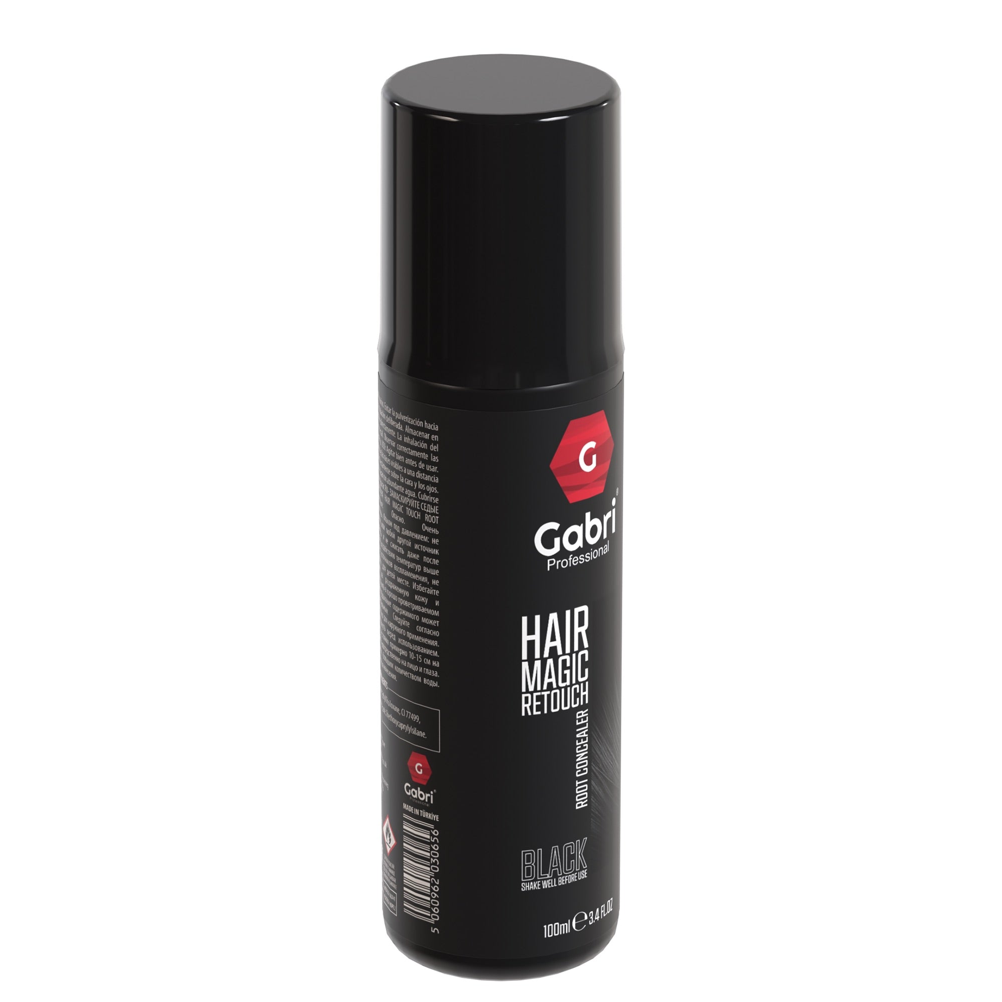 Gabri Professional - Magic Retouch  Hair Spray Root Concealer Black 100ml