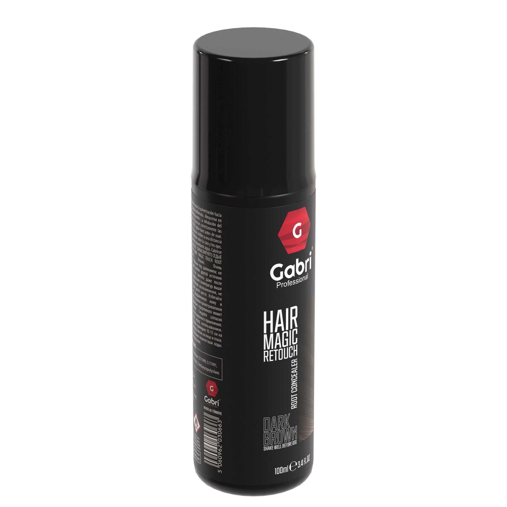 Gabri Professional - Magic Retouch  Hair Spray Root Concealer Dark Brown 100ml
