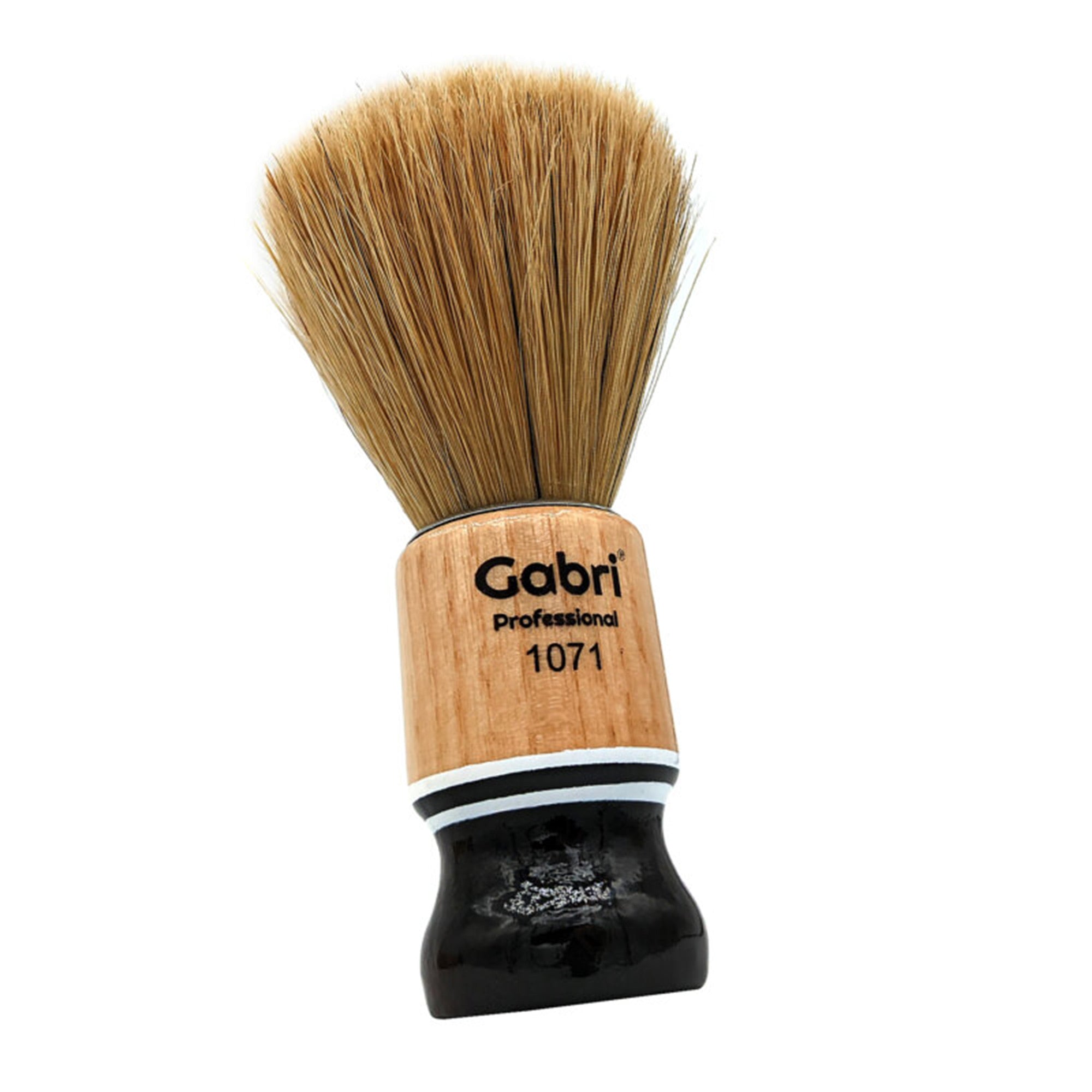 Gabri - Shaving Brush Authentic Wooden Hand Made 1071 13.5cm (Black)