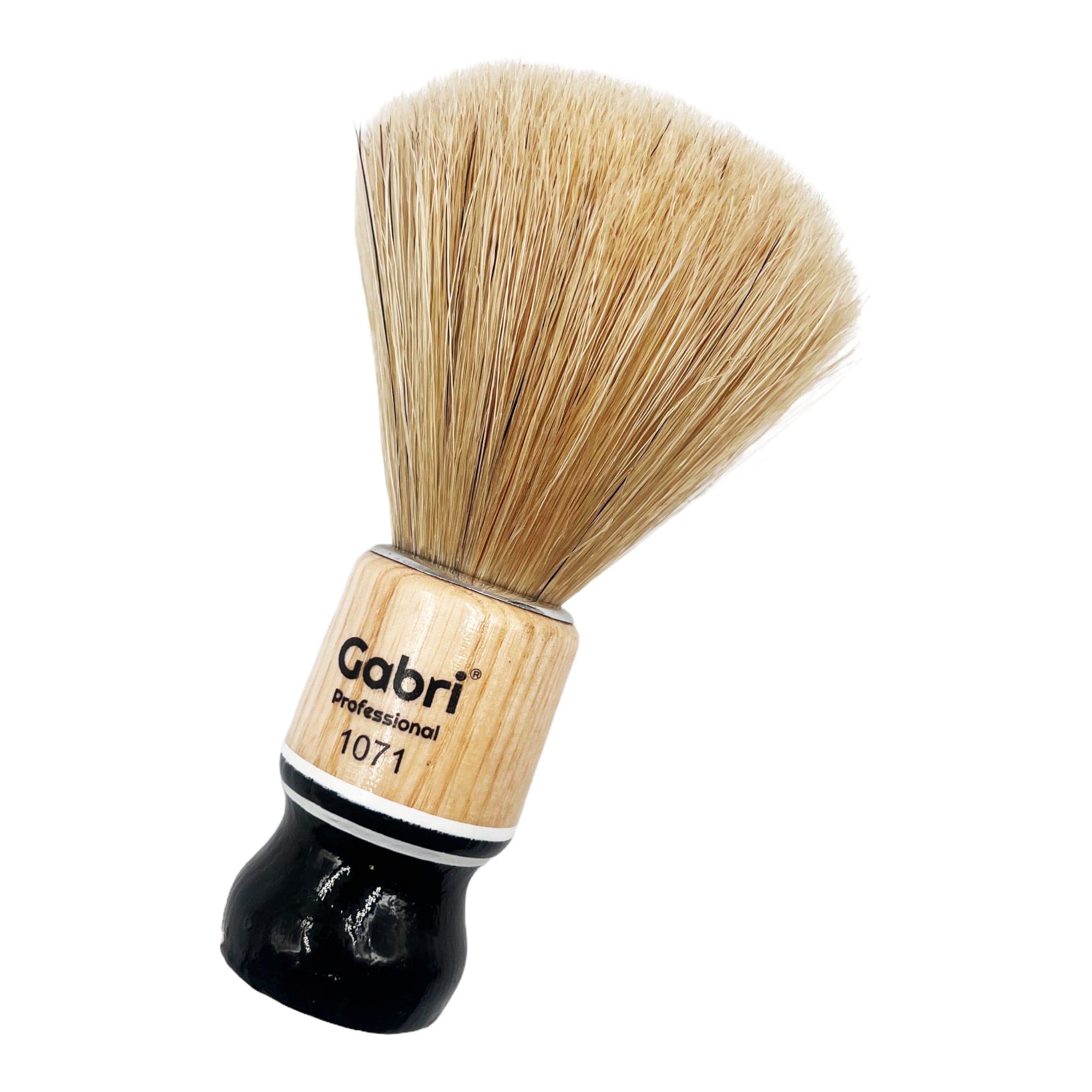 Gabri - Shaving Brush Authentic Wooden Hand Made 1071 13.5cm (Black)